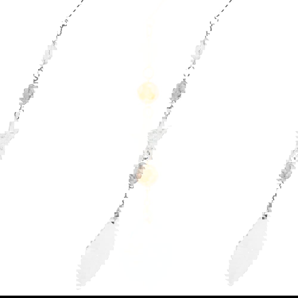 Изображение товара Елочная игрушка Подвеска 749374 20 см х 2 см бесцветный/прозрачный