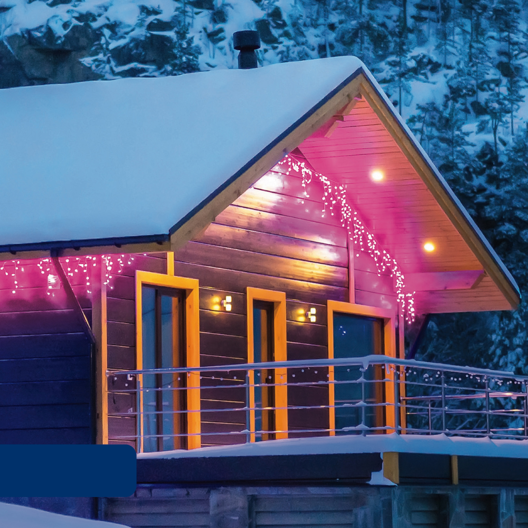 Изображение товара Электрогирлянда Uniel Бахрома 12 м 195 ламп розовая