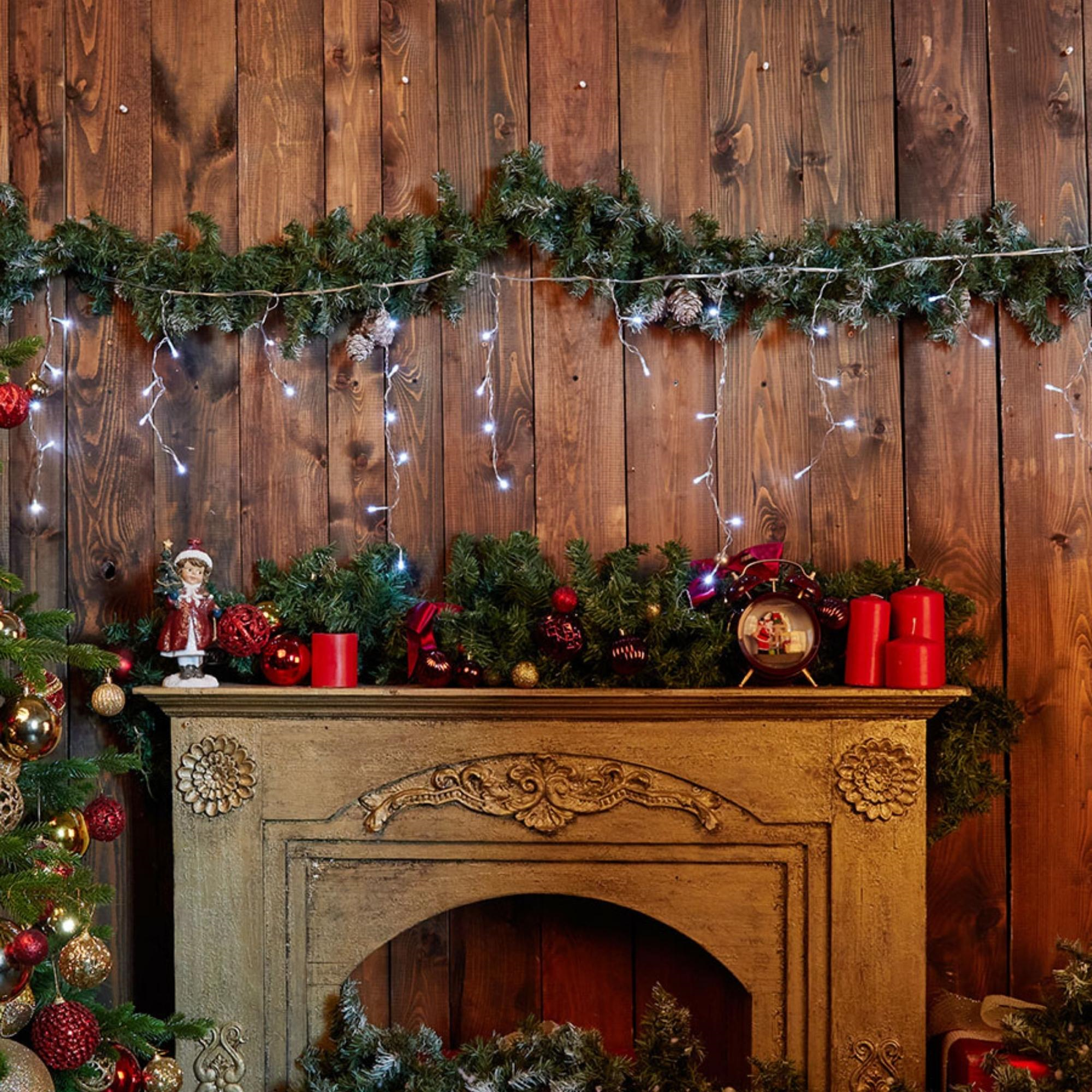 Изображение товара Электрогирлянда Uniel Бахрома 2 м 48 светодиодов 8 режимов работы для внутреннего использования