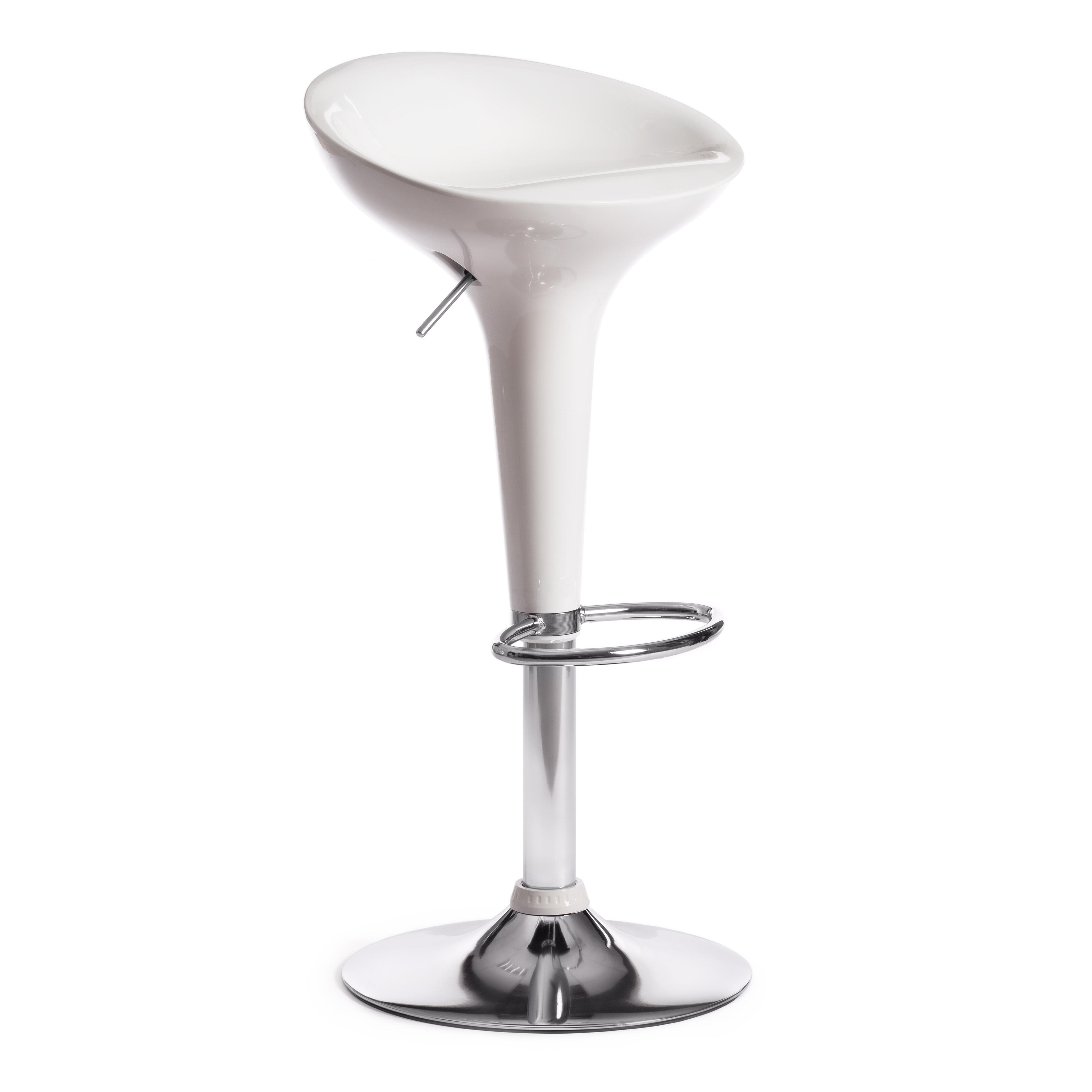 Изображение товара Барный стул Tetchair Nail белый хром, регулируемый, современный дизайн