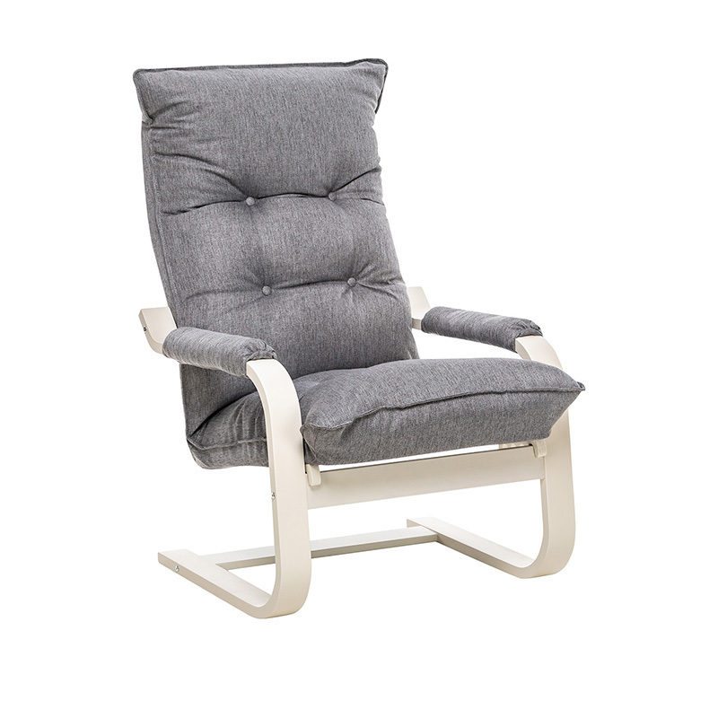 Изображение товара Кресло-раскладушка Оливер LESSET 68.5x110x80 см светло-серый рогожка