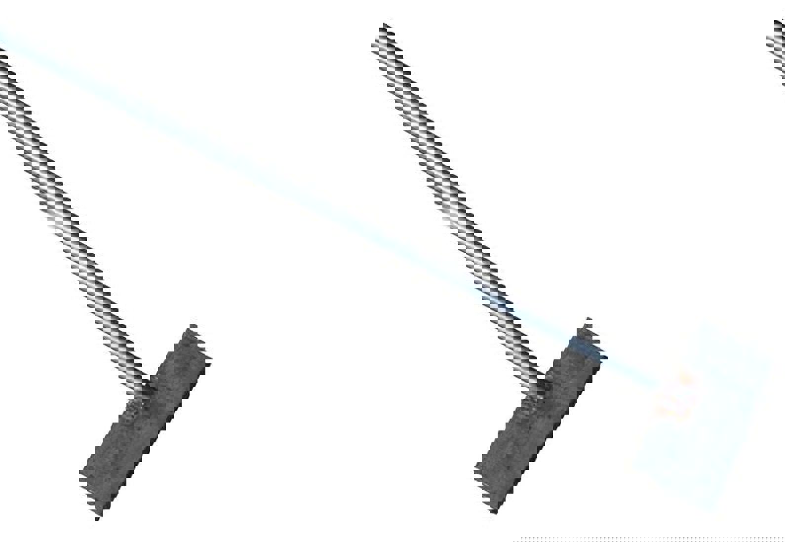 Изображение товара Скребок Лето с металлической ручкой 20x120 см для очистки снега и наледи