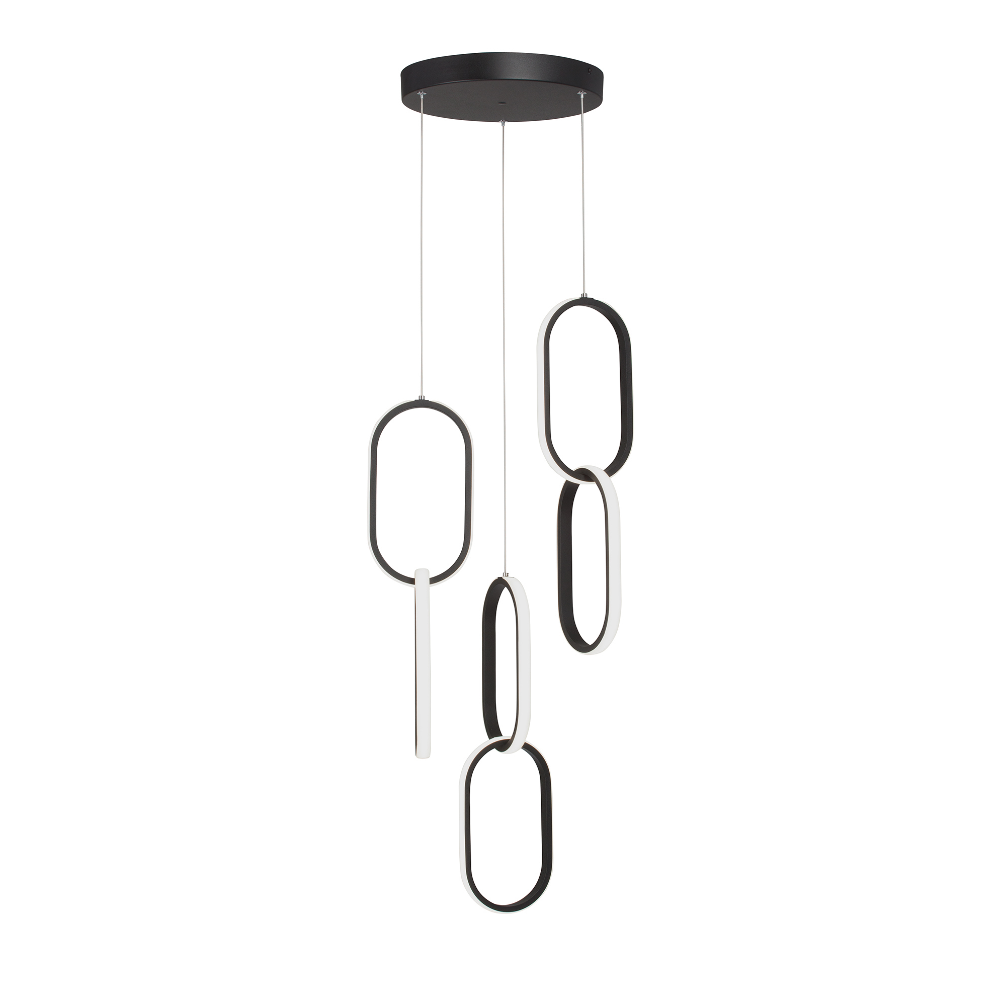 Изображение товара Светильник подвесной Vitaluce V4695 черный 80Вт LED 7500Лм