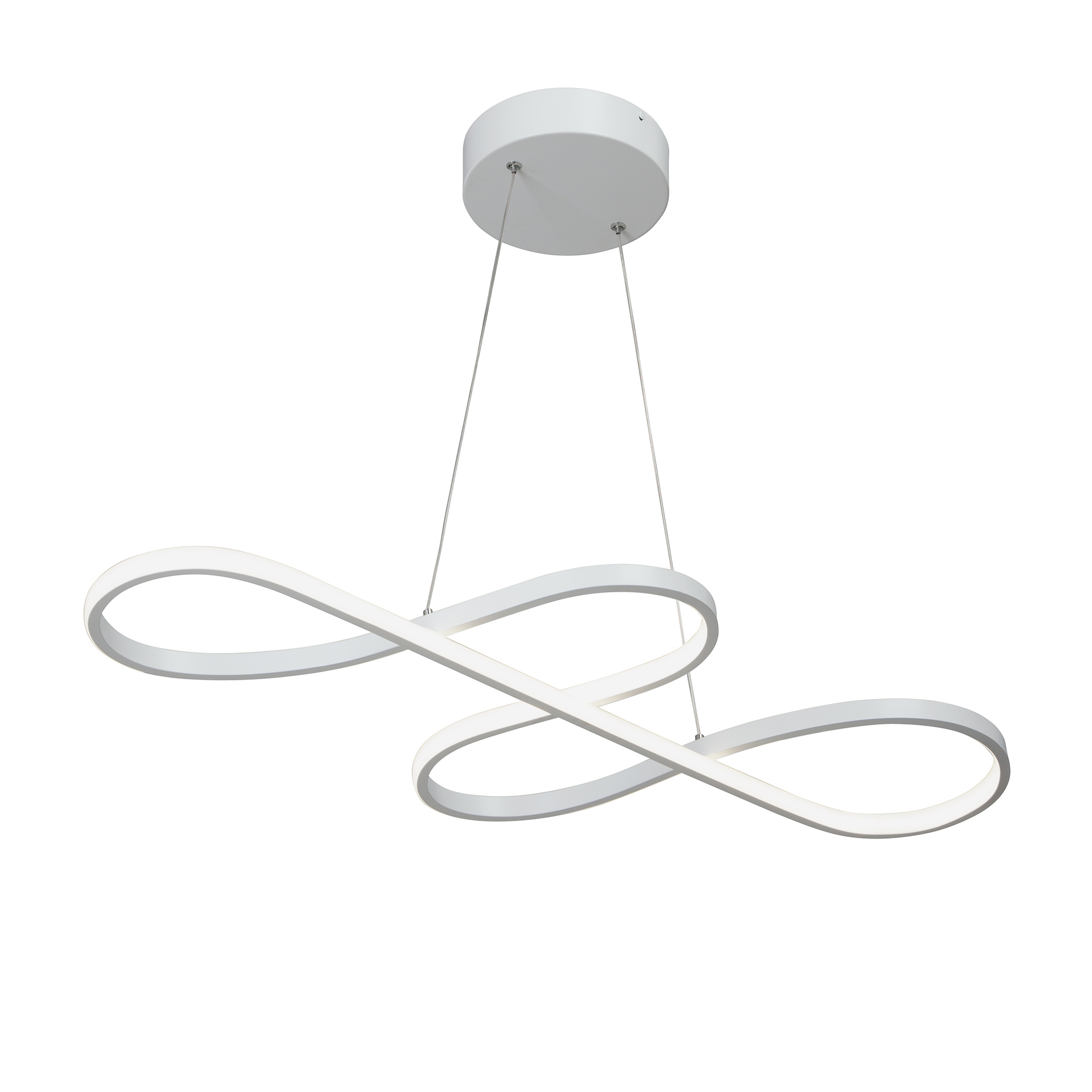 Изображение товара Люстра подвесная светодиодная Vitaluce V4649-0_1S 12 м² белый стиль современный