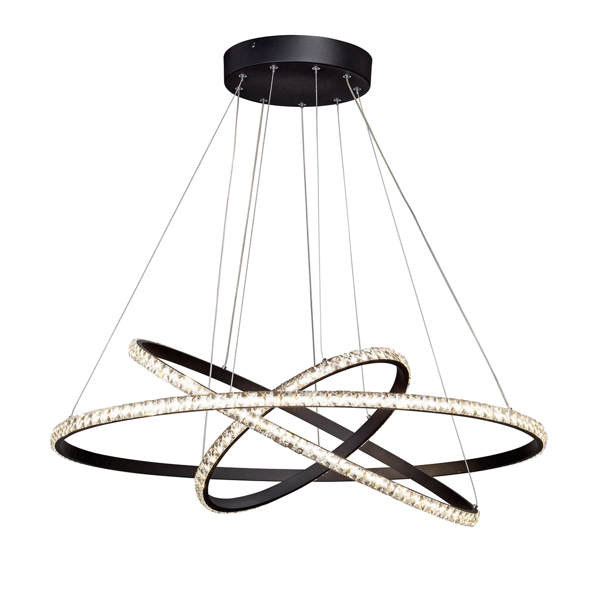 Изображение товара Светильник подвесной светодиодный Vitaluce V4628-1 V4628-1_3S 25 м² цвет черный