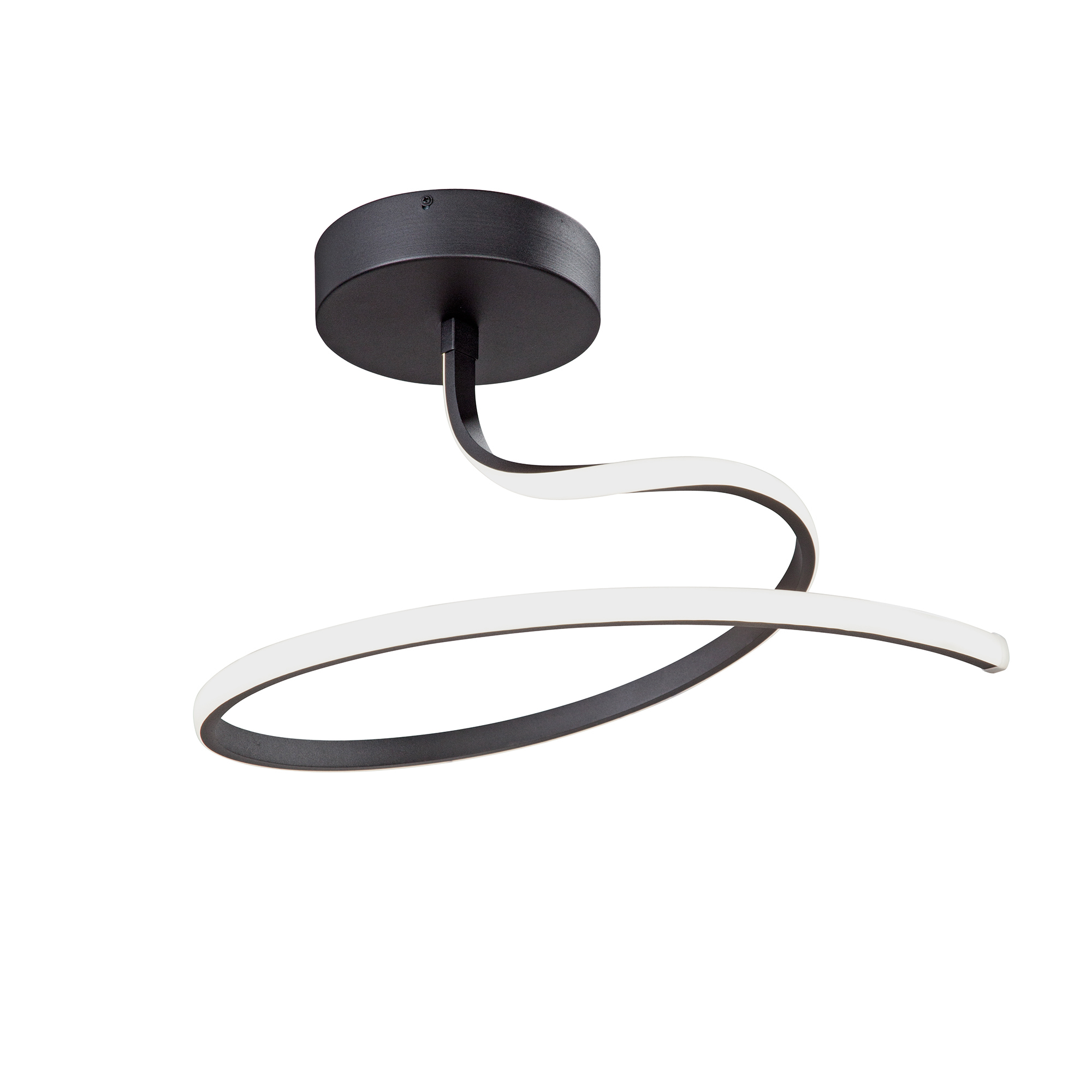 Изображение товара Светильник подвесной светодиодный VITALUCE V4653-1/1PL черный 36Вт 8м²