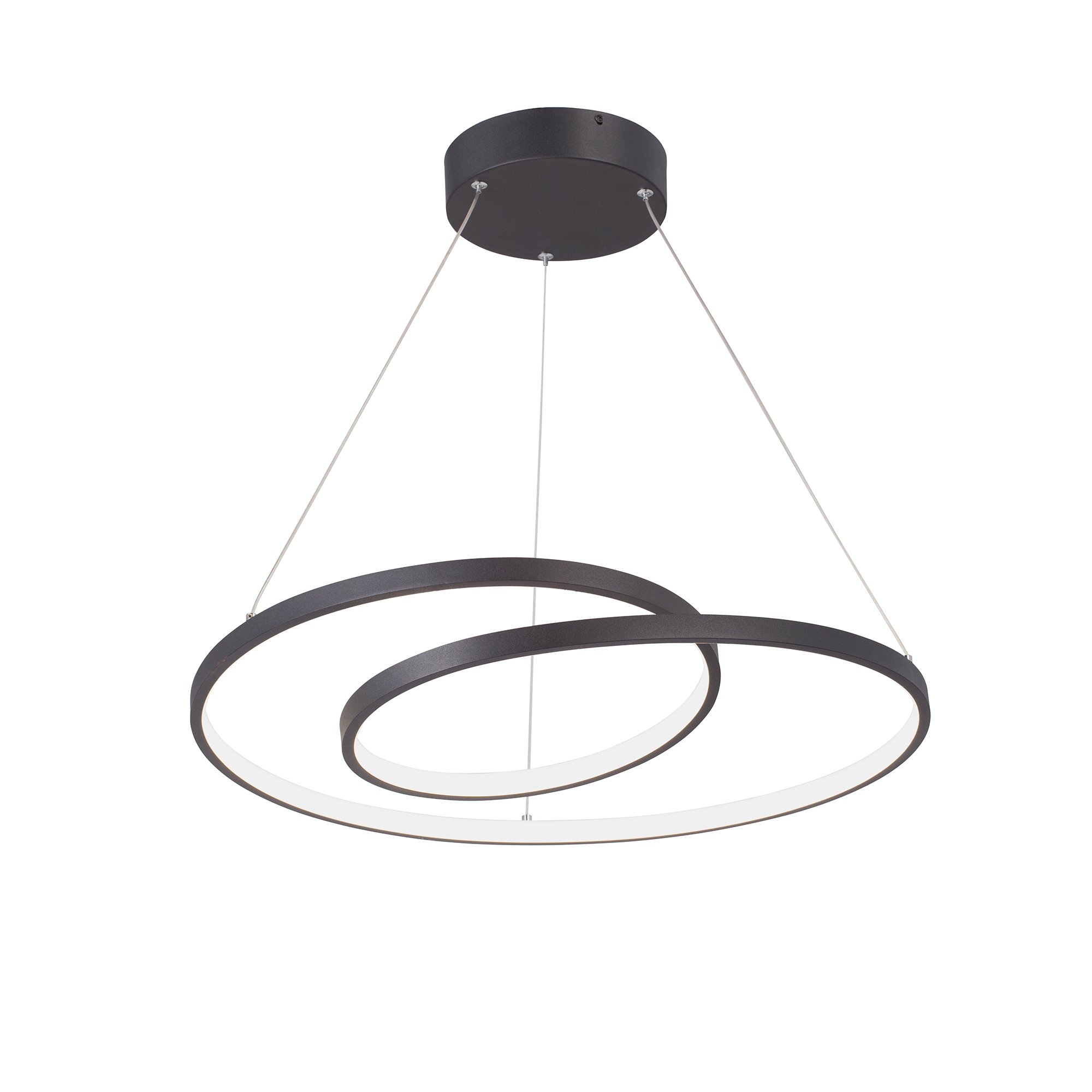 Изображение товара Подвесной светодиодный светильник VITALUCE V4687-1/1S 19 м² черный современный дизайн