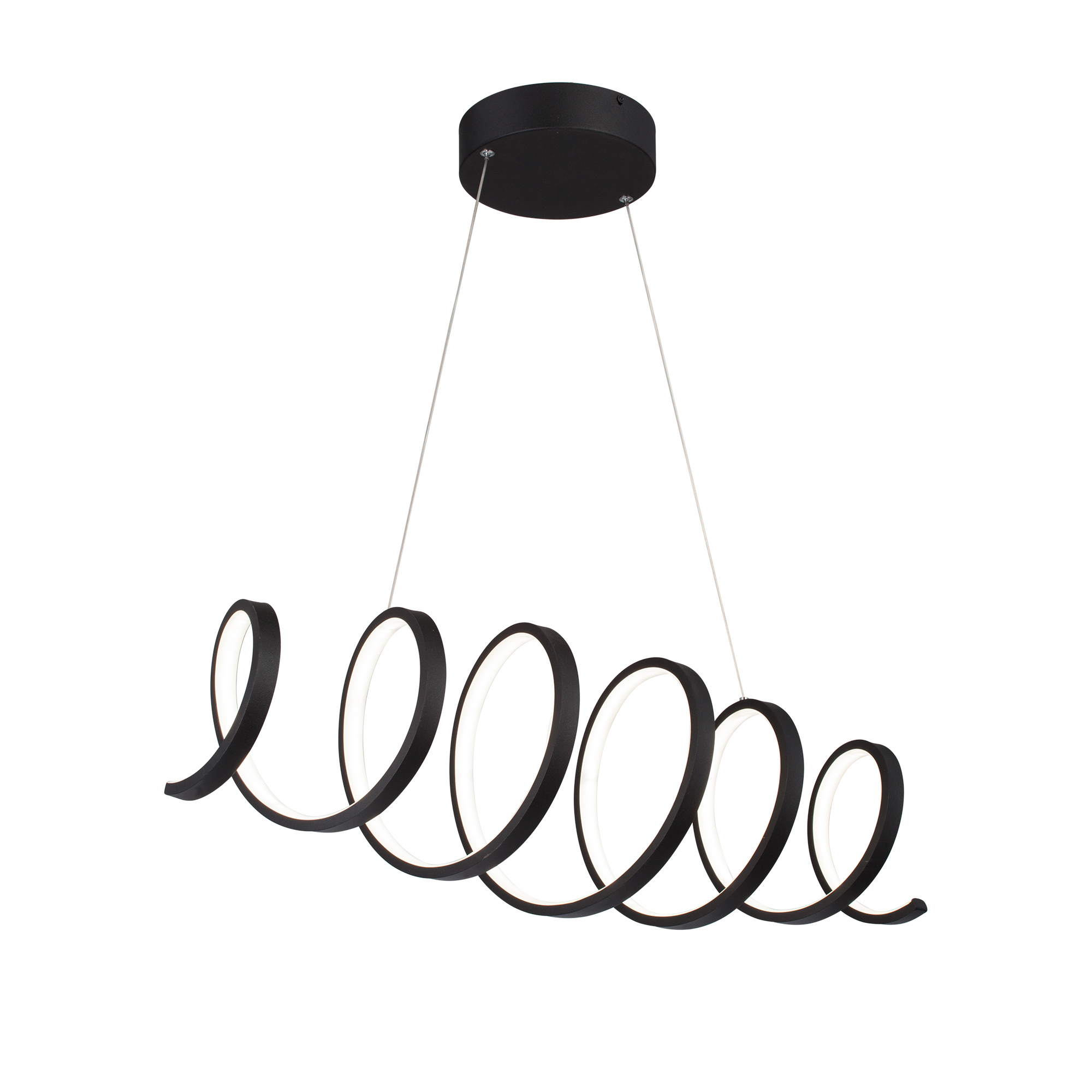 Изображение товара Светильник подвесной светодиодный VITALUCE V4677-1/1S 16 м² нейтральный белый свет черный