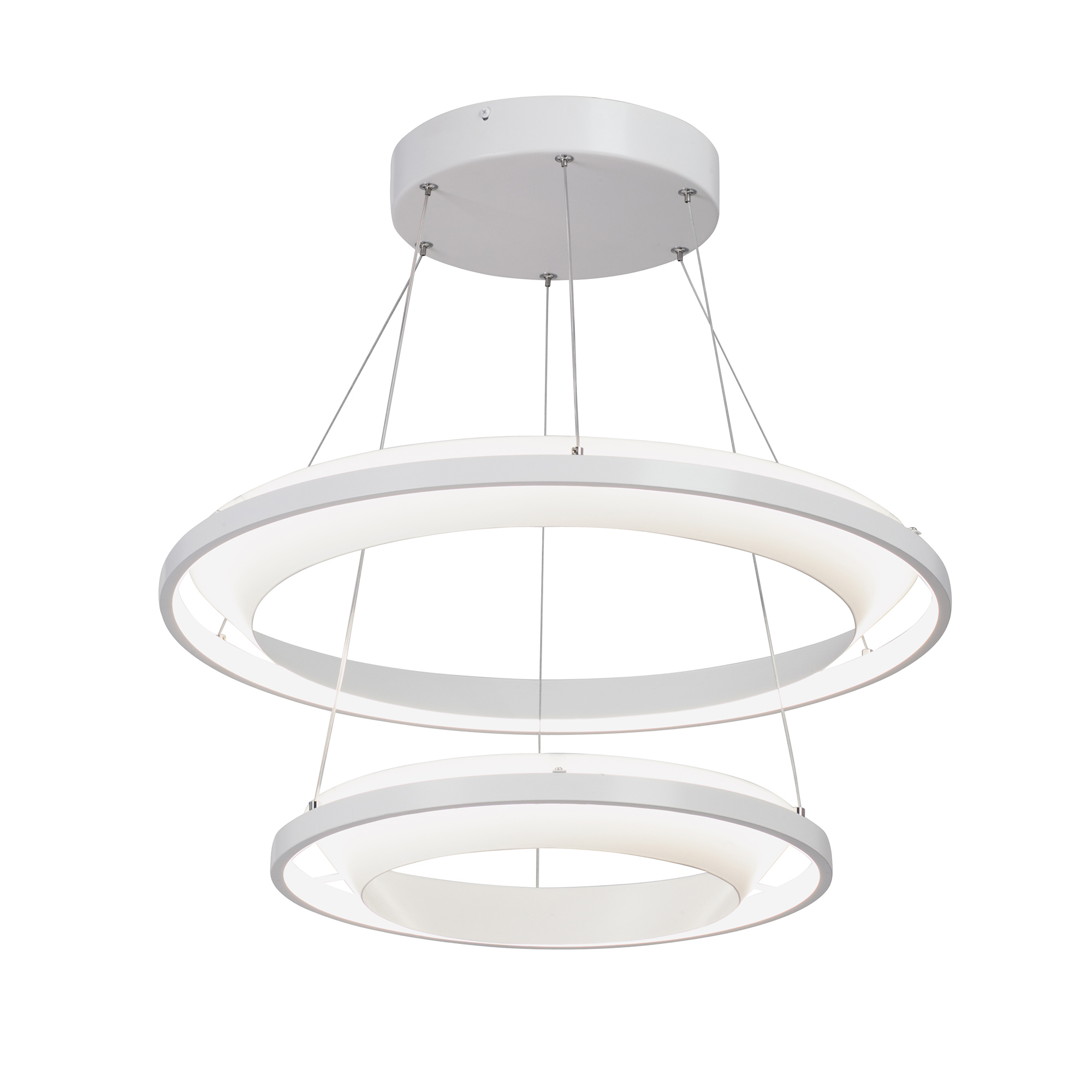 Изображение товара Светильник подвесной светодиодный VITALUCE V4681-0/2S 12 м² нейтральный белый свет цвет белый