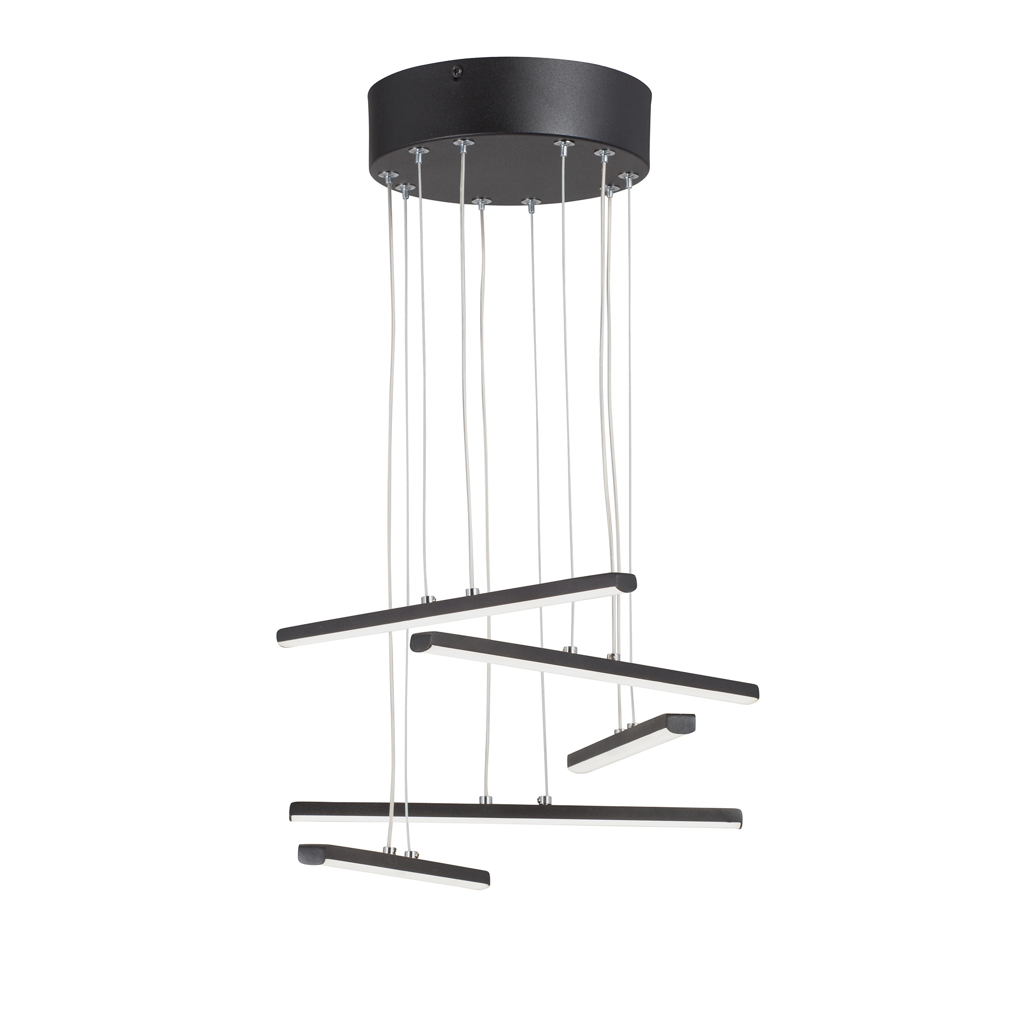 Изображение товара Светильник подвесной Vitaluce V3046 10 м² нейтральный белый свет цвет черный