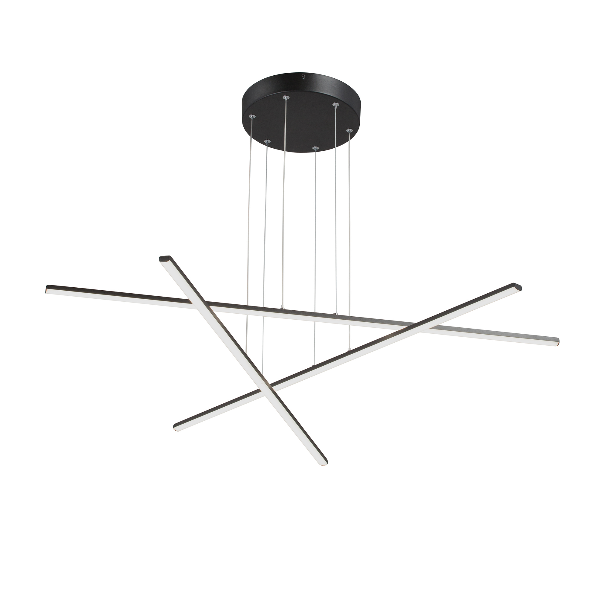 Изображение товара Светильник подвесной Vitaluce V3051 21 м² нейтральный белый свет цвет черный