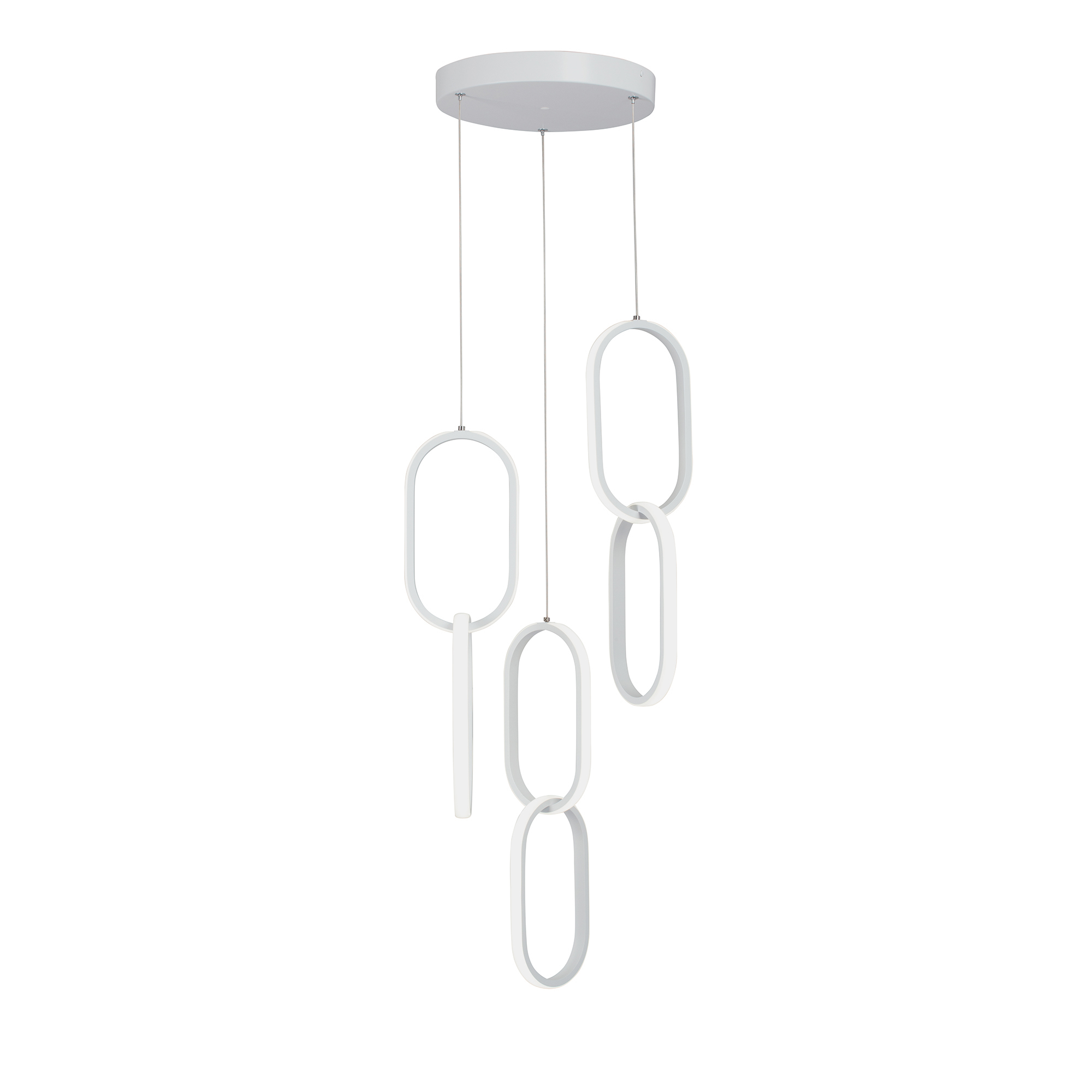 Изображение товара Светильник подвесной Vitaluce V4695 28.5 м² нейтральный белый свет цвет белый