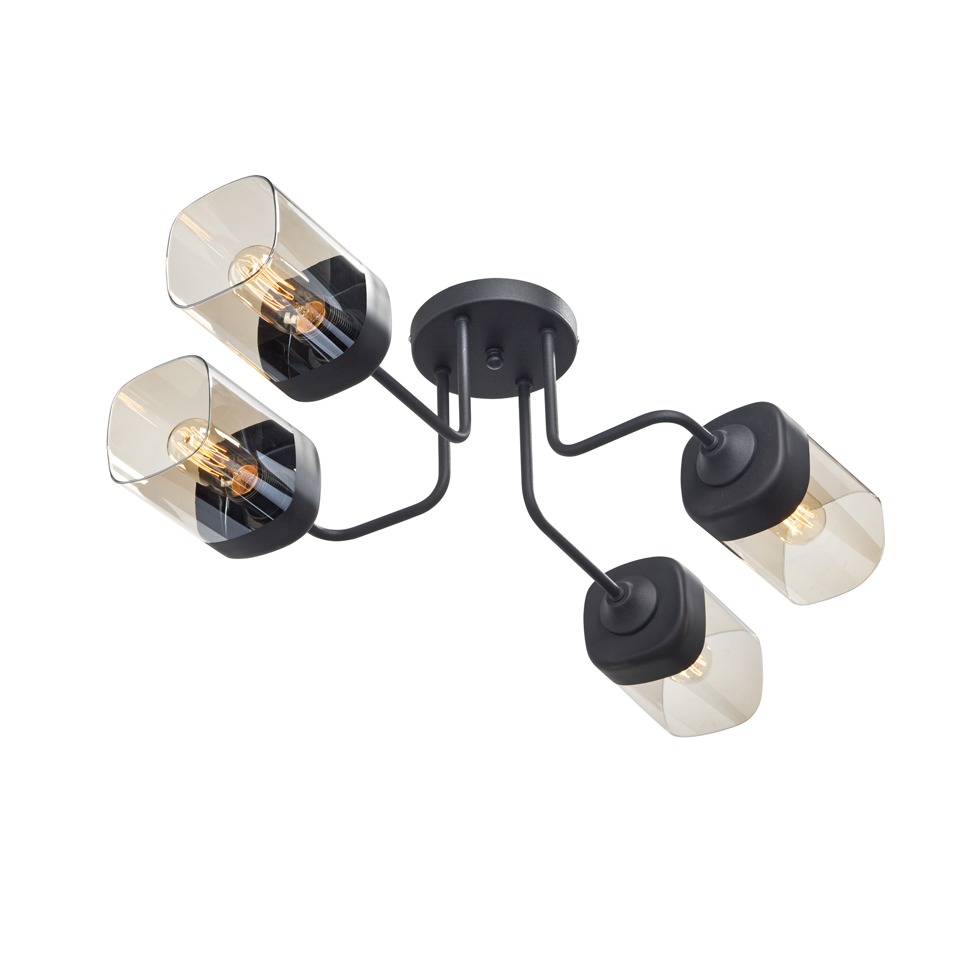 Изображение товара Люстра светодиодная Vitaluce V4888-1/4PL арт-Деко для натяжных потолков