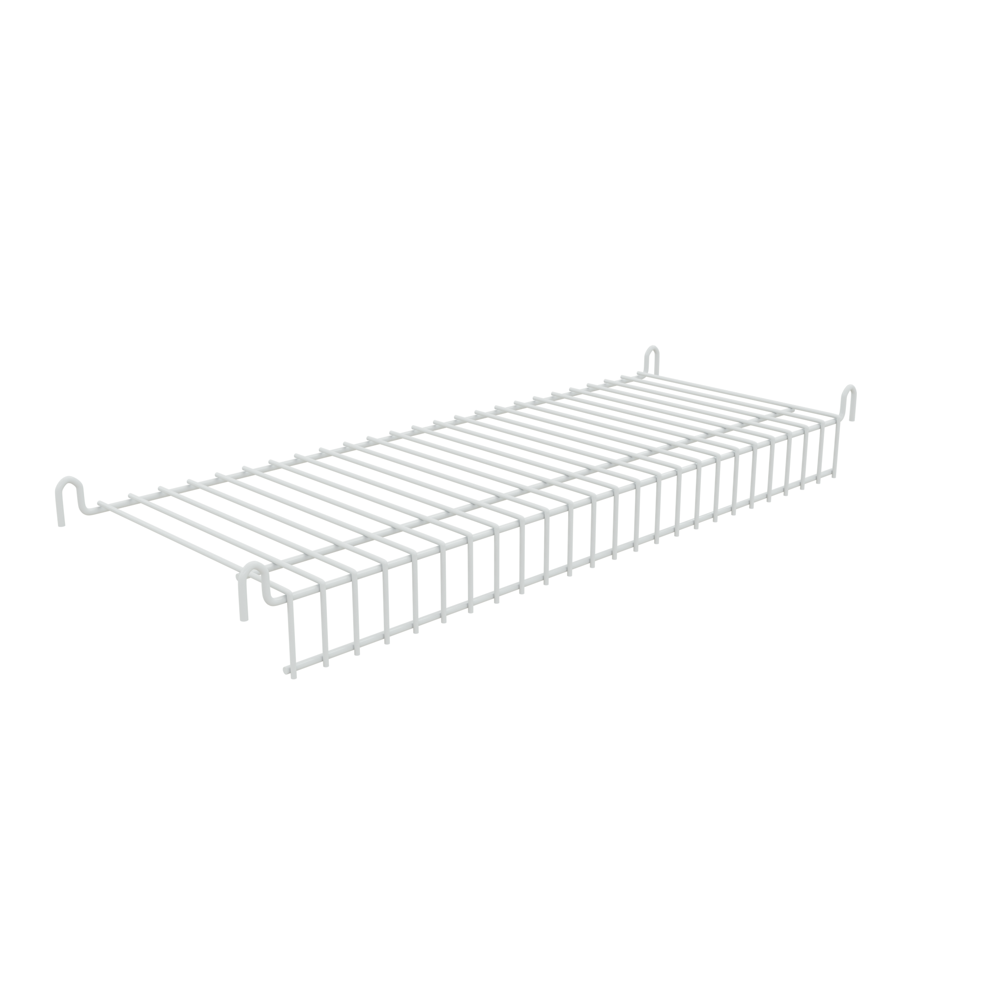 Изображение товара Полка сетчатая НАЙДИ борт вниз 600x230 мм белый муар