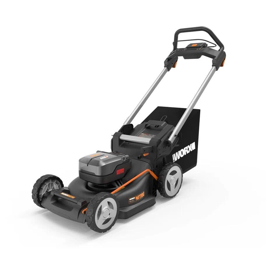 Изображение товара Газонокосилка аккумуляторная бесщёточная Worx WG748E 46 см с АКБ и ЗУ