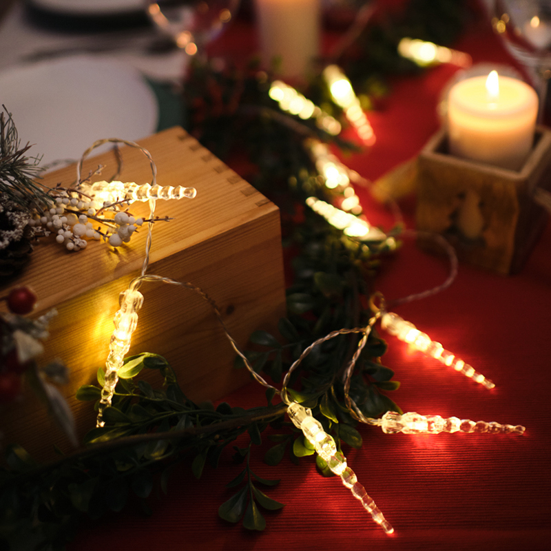 Изображение товара Электрогирлянда комнатная Neon-night 303-093 1.5x1.5 м 10 ламп теплый белый