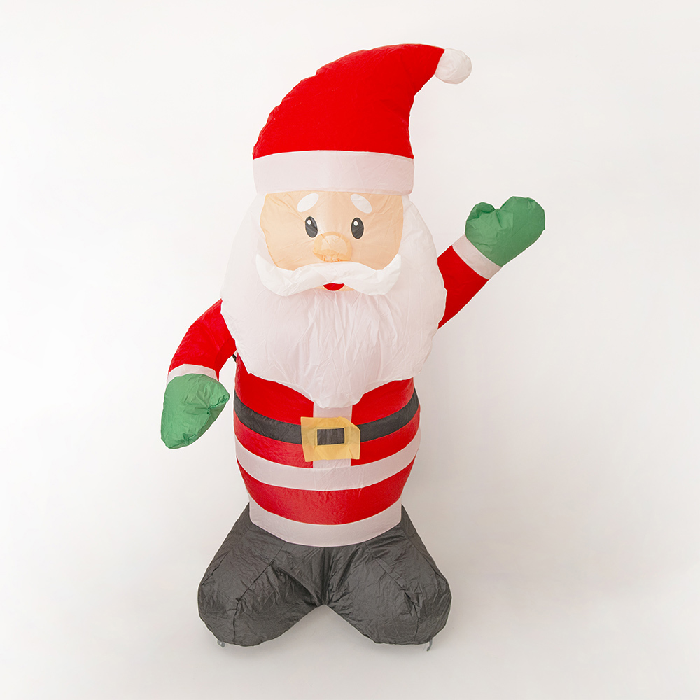 Изображение товара Светящаяся электрическая фигура Дед мороз для улицы B52 1 ламп h 125 см разноцветный