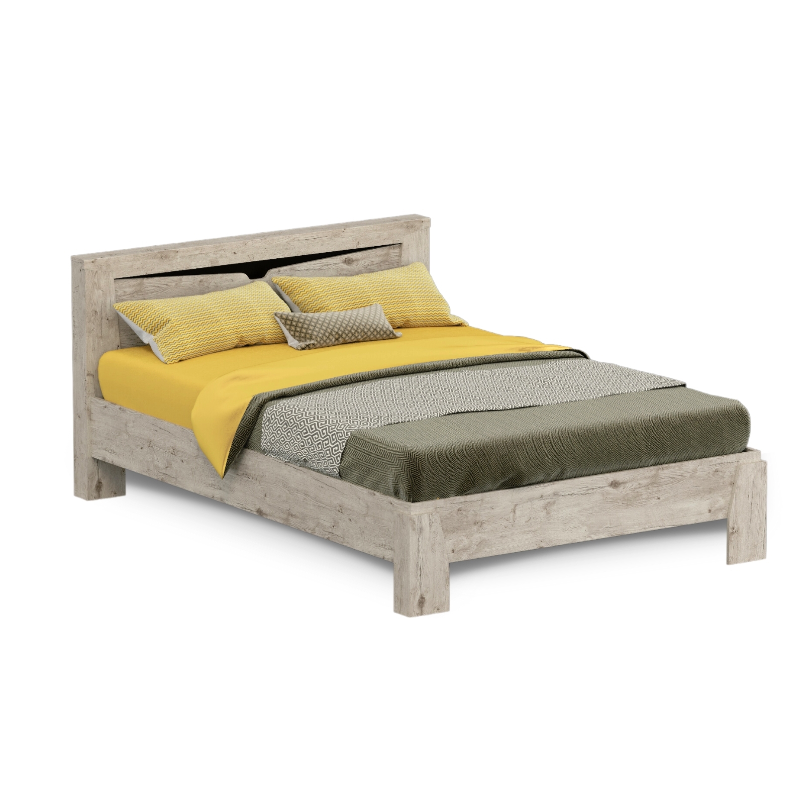 Изображение товара Кровать MG Соренто 180x200 см из ЛДСП современный стиль Россия