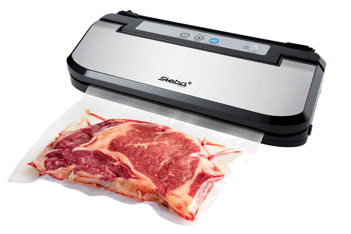 Изображение товара Вакуумная упаковочная машина Steba VK 7 черно-серая