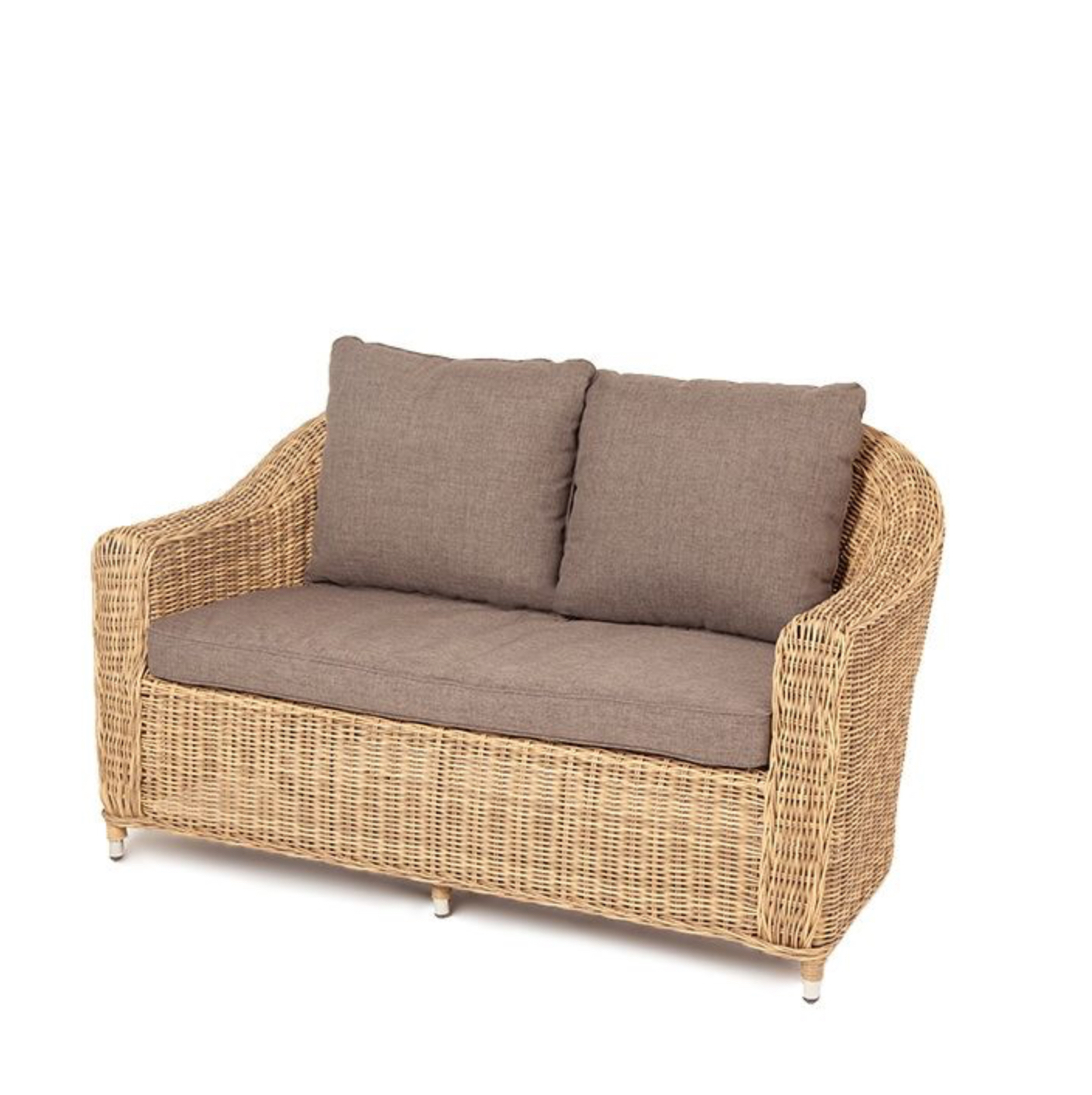 Изображение товара Диван садовый 4sis YH-C2808W Кон Панна 80 см x 137 см x 80 см искусственный ротанг бежевый