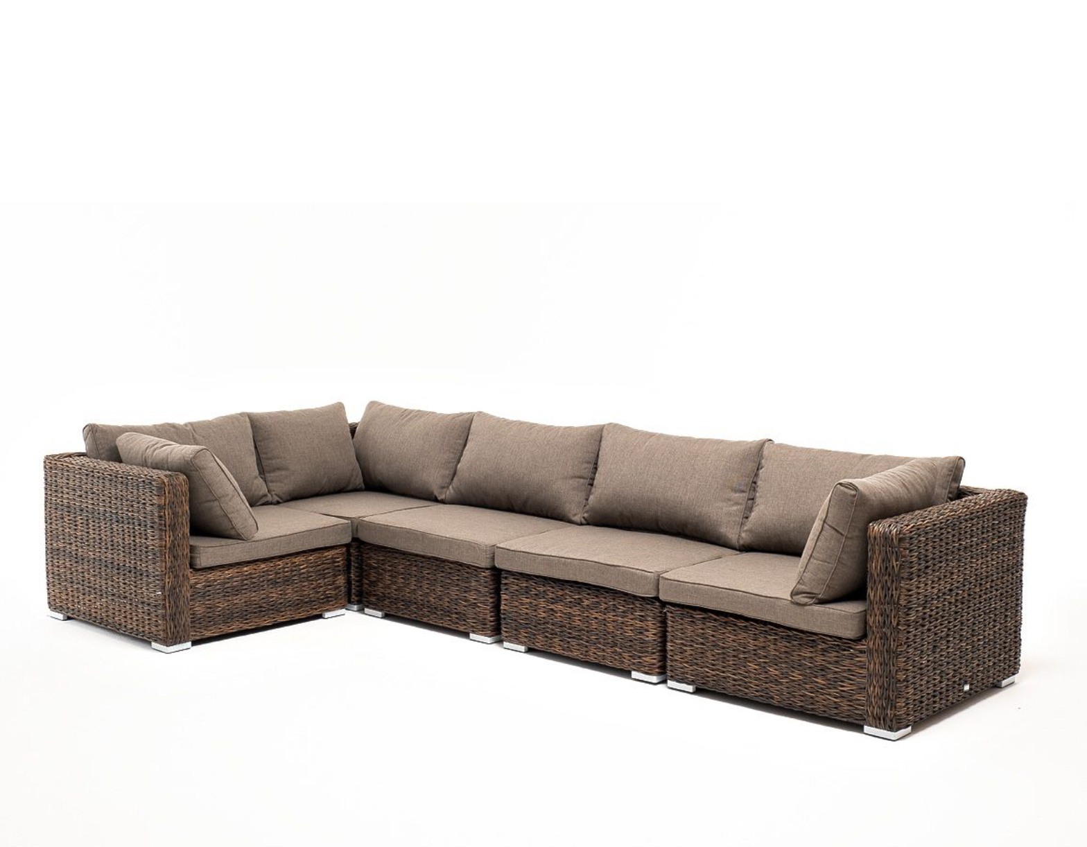 Изображение товара Диван садовый 4SIS Лунго YH-C1033W-SET 85 см x 425 см