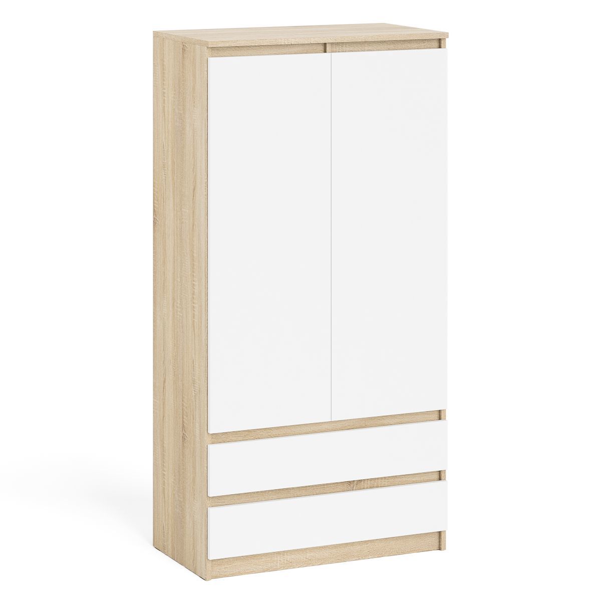 Изображение товара Шкаф распашной СВК Мори 90х180 см с 2 дверями и ящиками для спальни