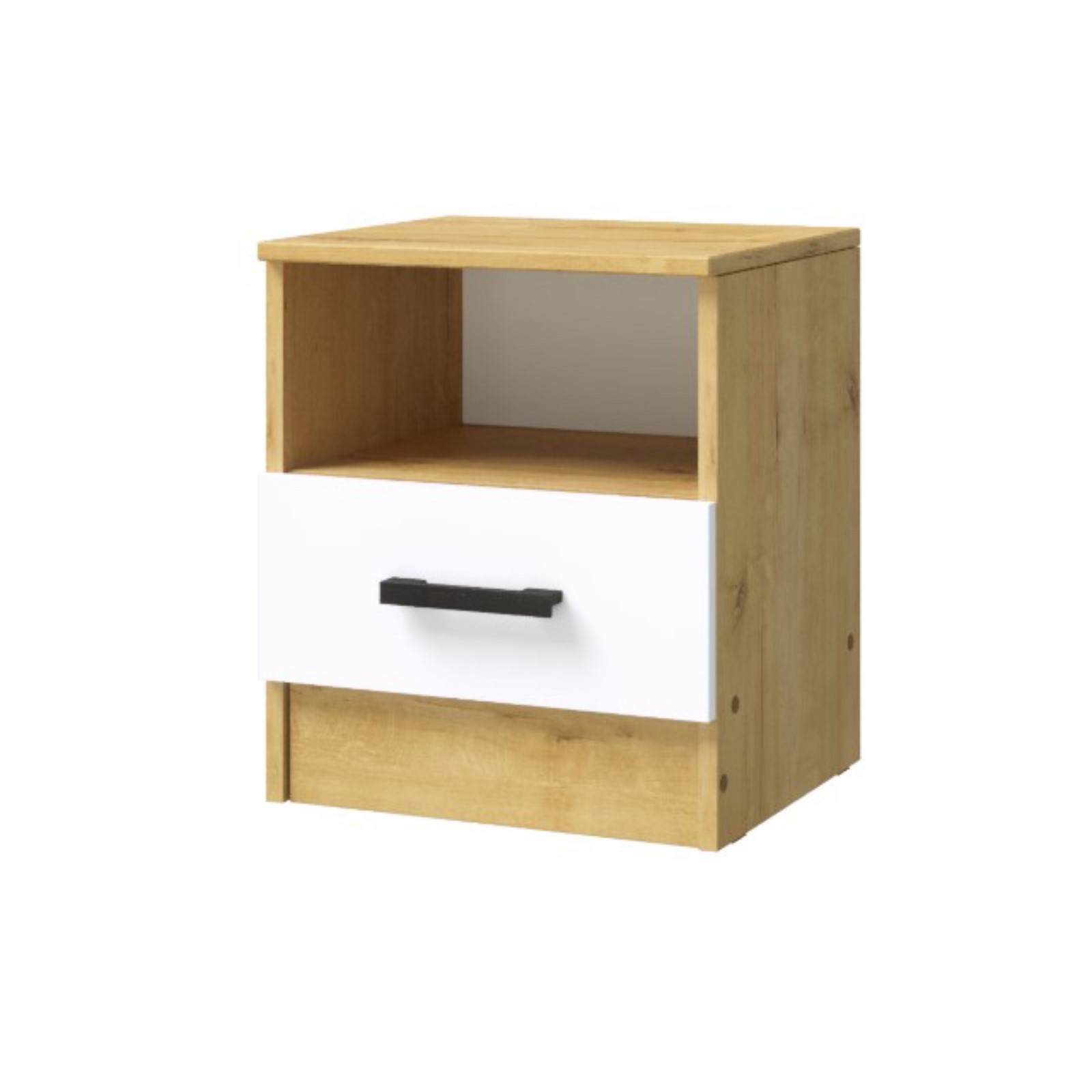 Изображение товара Тумба прикроватная Клик мебель 40x46.8x37.5 см 1 ящик ЛДСП цвет дуб вотан