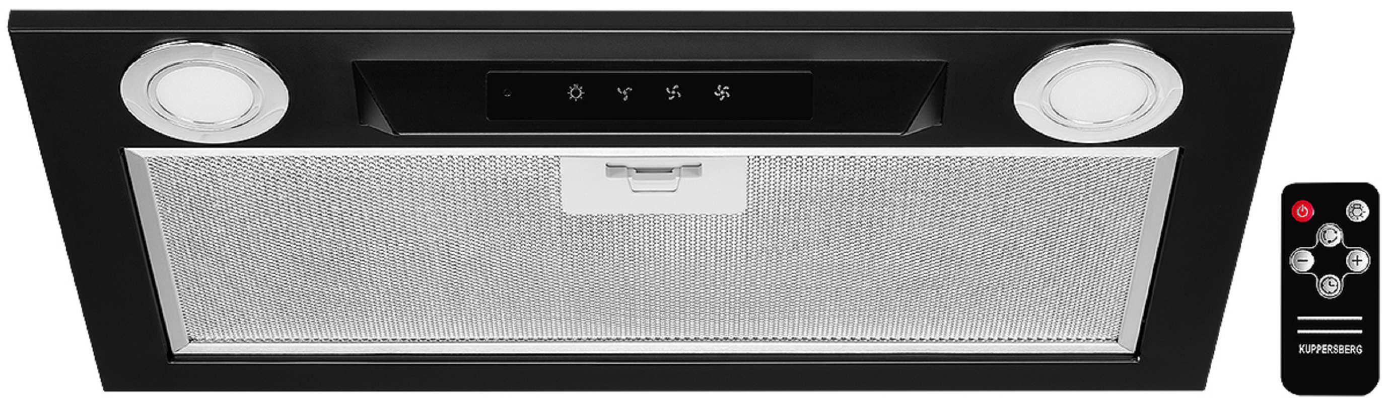 Изображение товара Встраиваемая вытяжка Kuppersberg INLINEA 52 Black 52 см black стильное решение для кухни