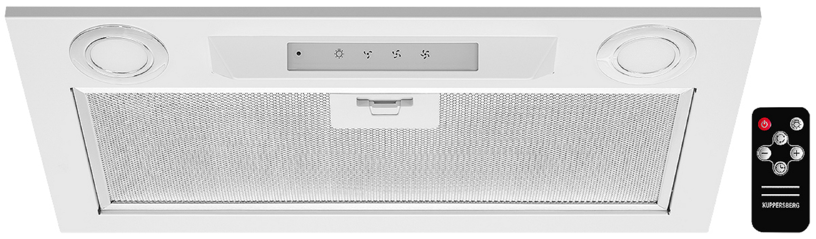 Изображение товара Встраиваемая вытяжка Kuppersberg Inlinea 52 White с сенсорным управлением