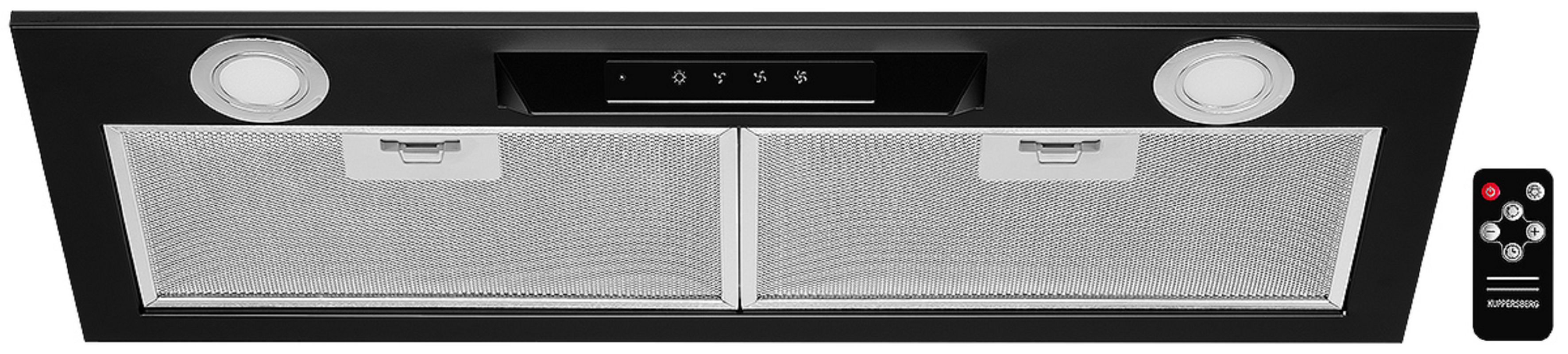 Изображение товара Встраиваемая вытяжка Kuppersberg Inlinea 72 Black 72 см