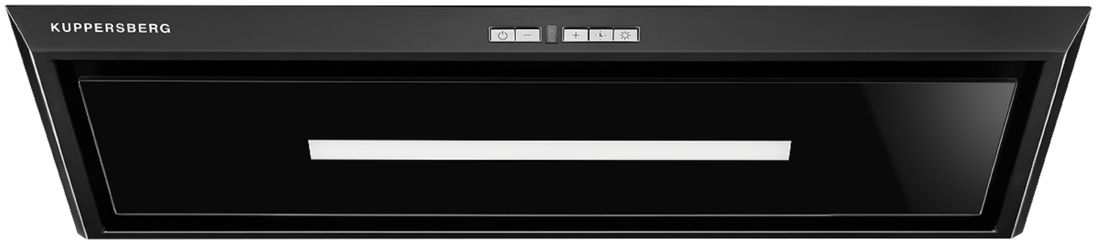 Изображение товара Встраиваемая вытяжка Kuppersberg Intro 70 BLACK 69.8 см черная стены кухни