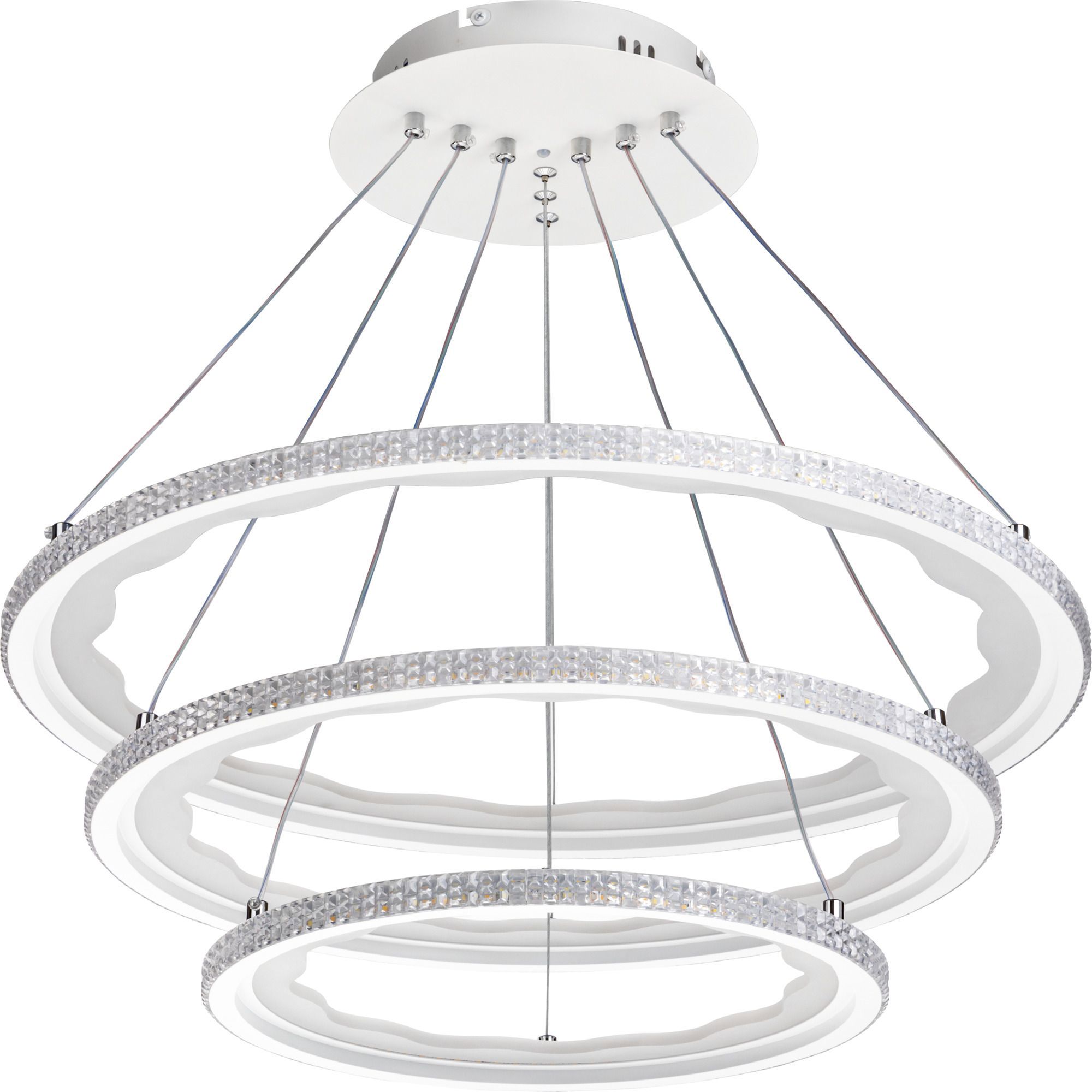 Изображение товара Современная LED люстра Ritter Lucido с пультом регулировки и ночником