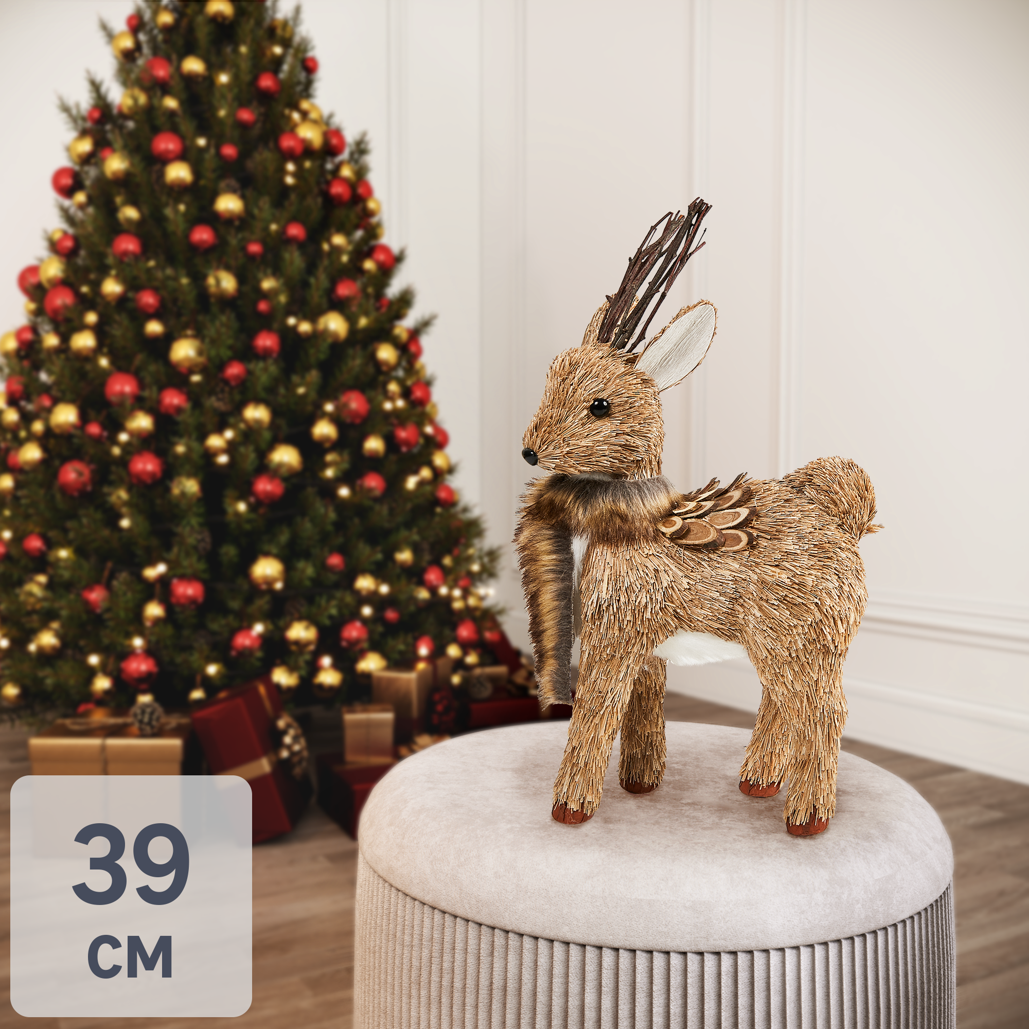 Изображение товара Новогоднее украшение Олень 39 см
