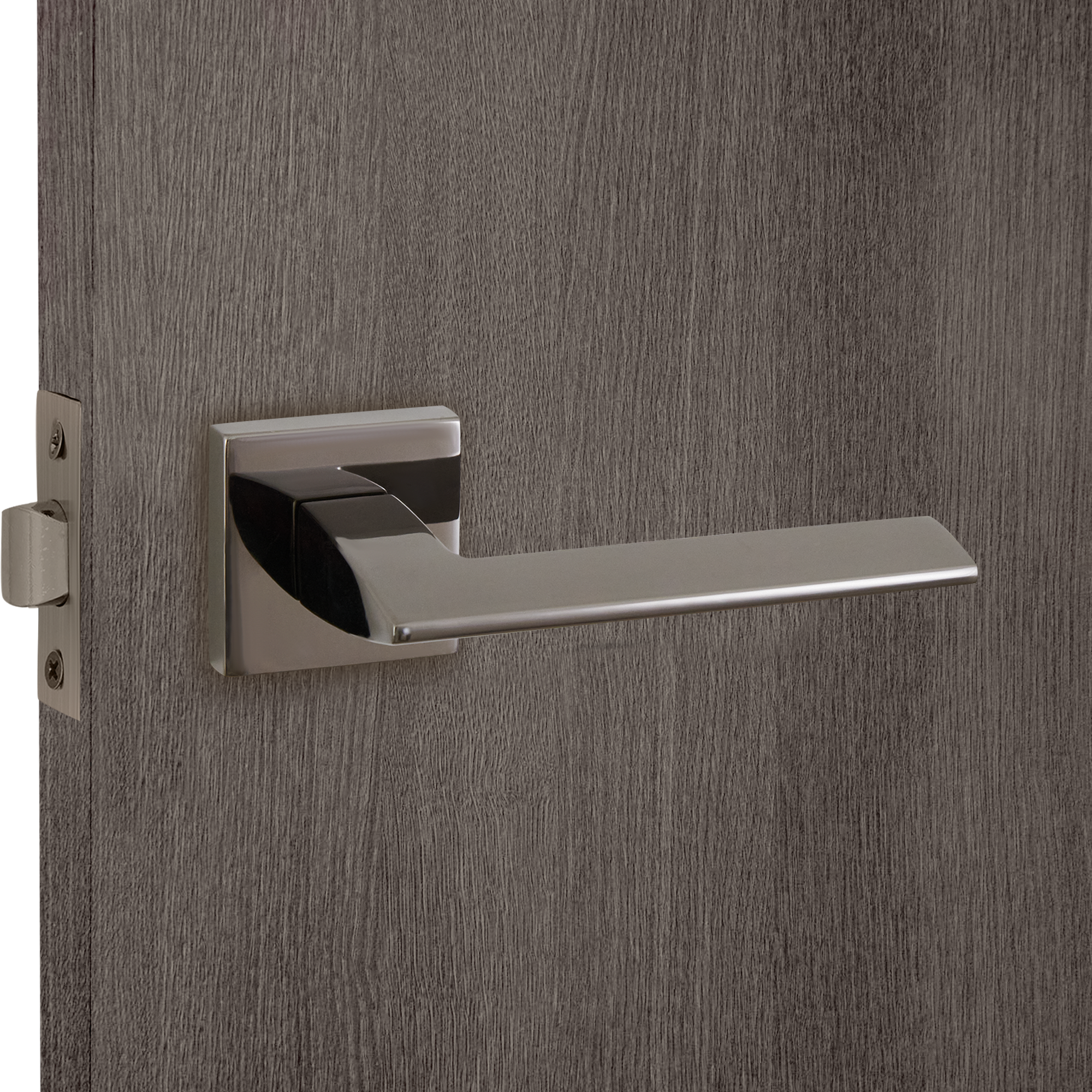 Дверные ручки 139 F комплект цвет графит - 6