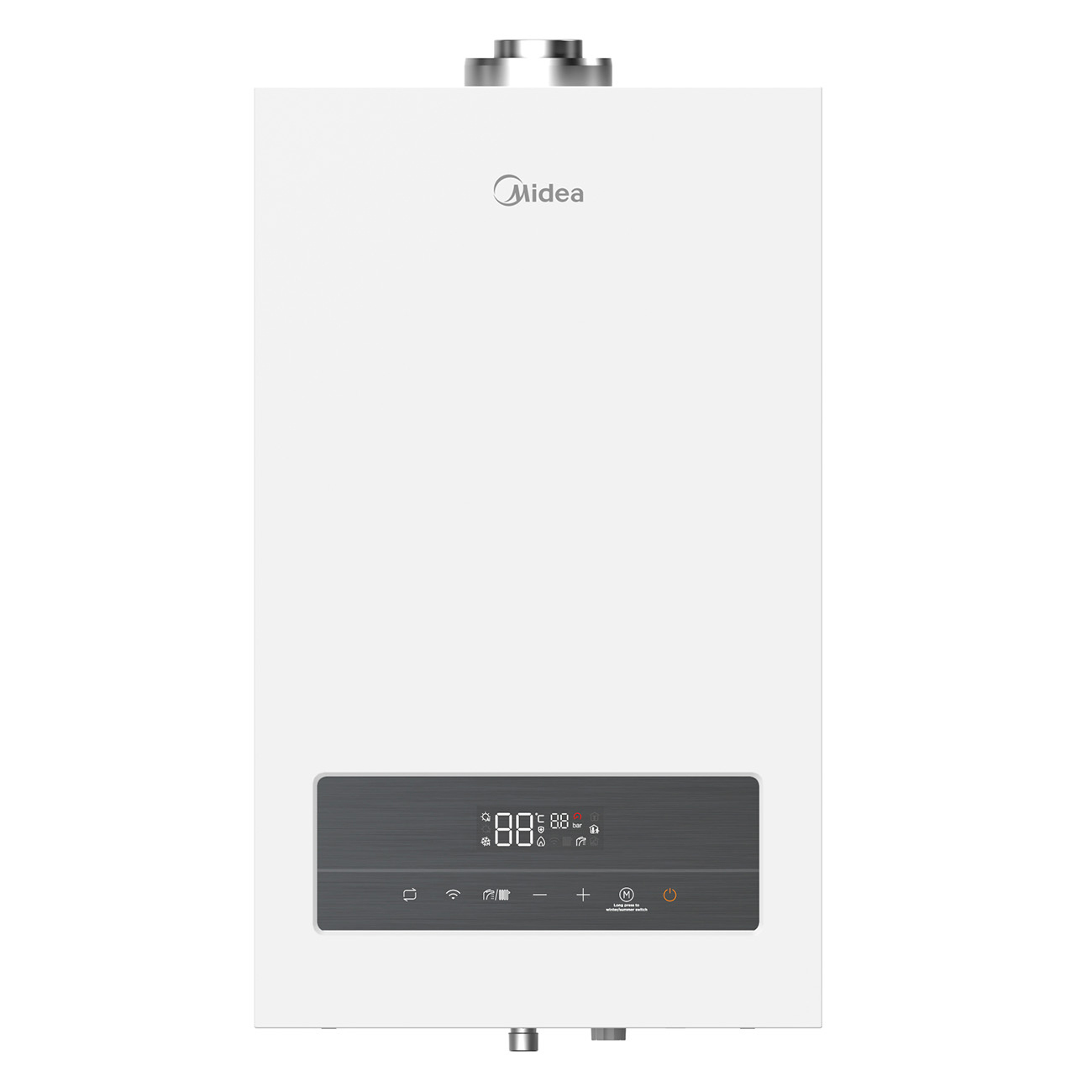 Изображение товара Газовый конвекционный котел Midea MGB 18-2F двухконтурный настенный для отопления и горячей воды