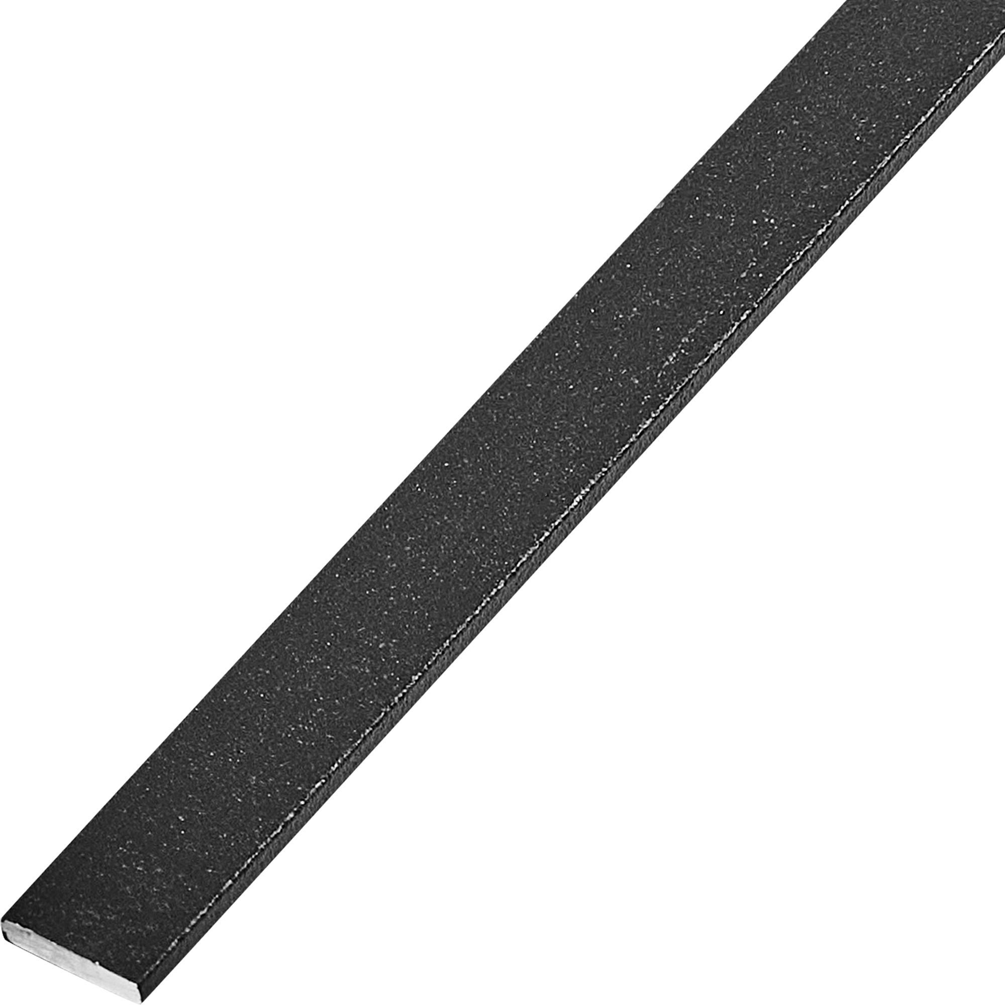 Пластина 10x2x2000 мм алюминий цвет черный