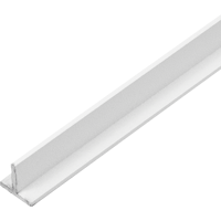 Изображение товара Профиль Т-образный алюминий окрашенный 15x15x2x2000 мм белый