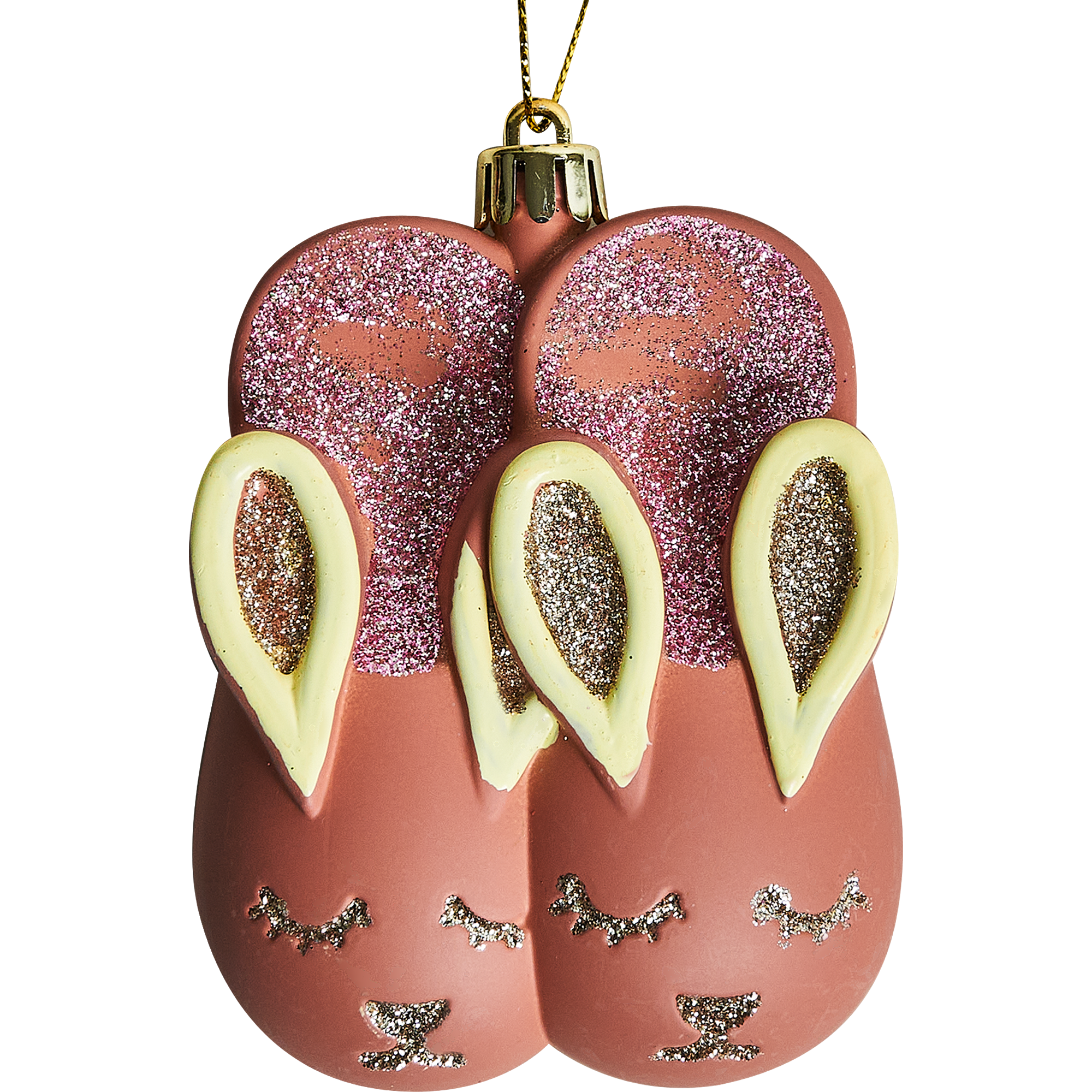 Изображение товара Елочная игрушка Туфли 10x7.5 цвет розовый