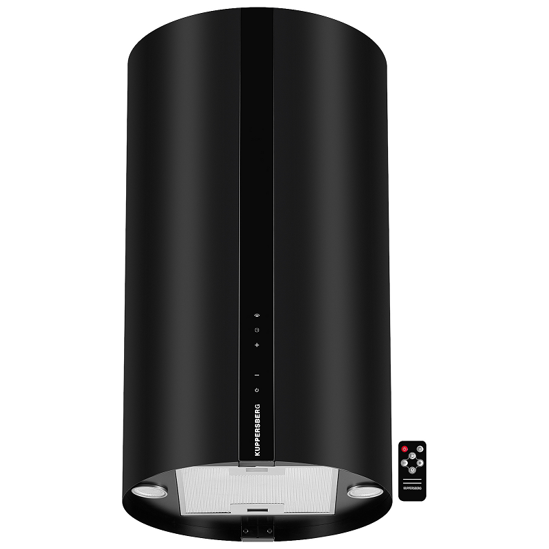 Изображение товара Купольная вытяжка Kuppersberg Vortex B черная 40.5 см мощность 1500 м³/ч