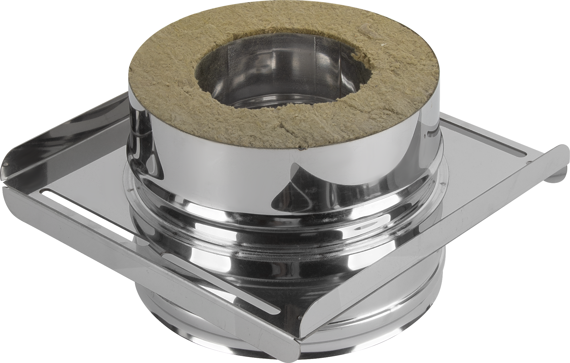 Изображение товара Площадка монтажная Металлик и Ко 430/1 мм D120x200 мм для дымохода