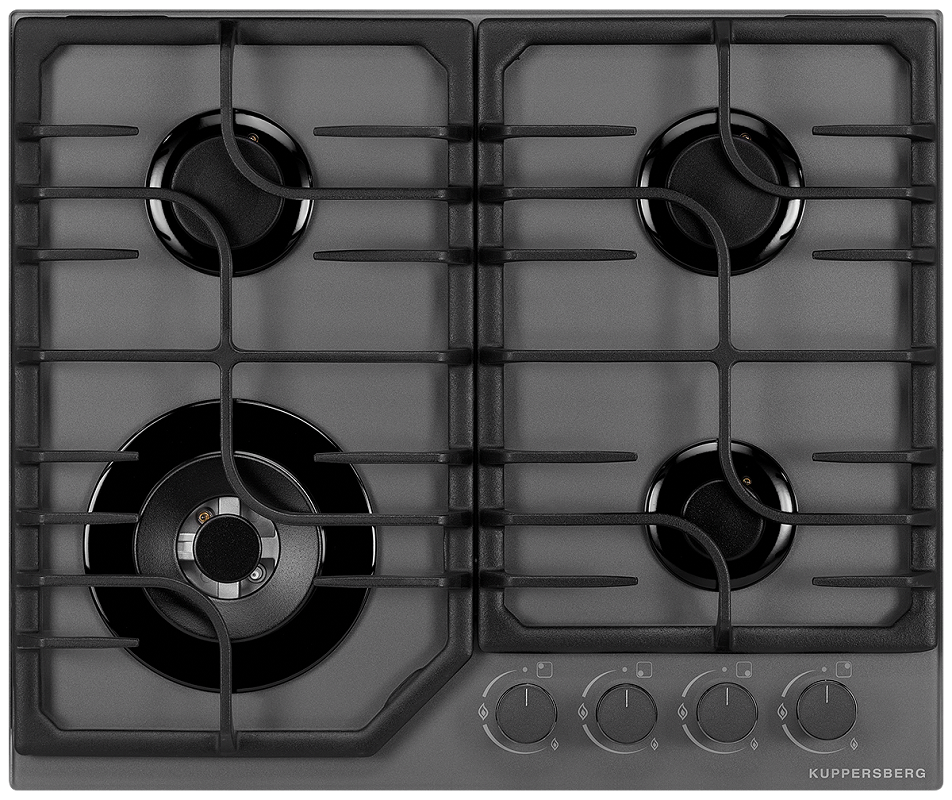 Изображение товара Газовая варочная панель Kuppersberg FG 63 GR 61 см 4 конфорки серый