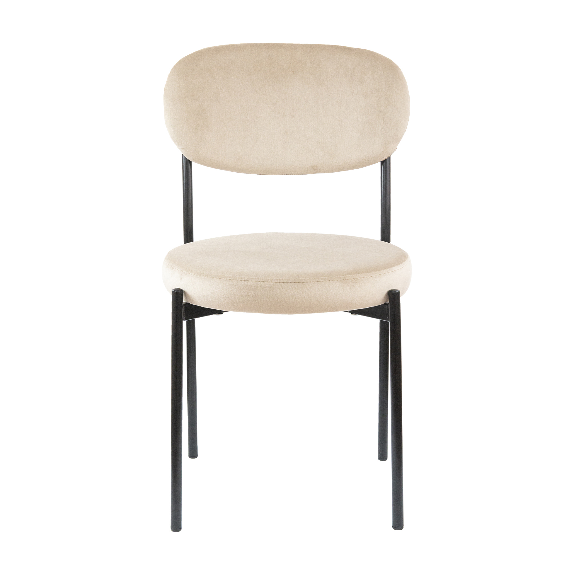 Изображение товара Стул Mebel Square Vortex 47x81x54 см сталь цвет бежевый