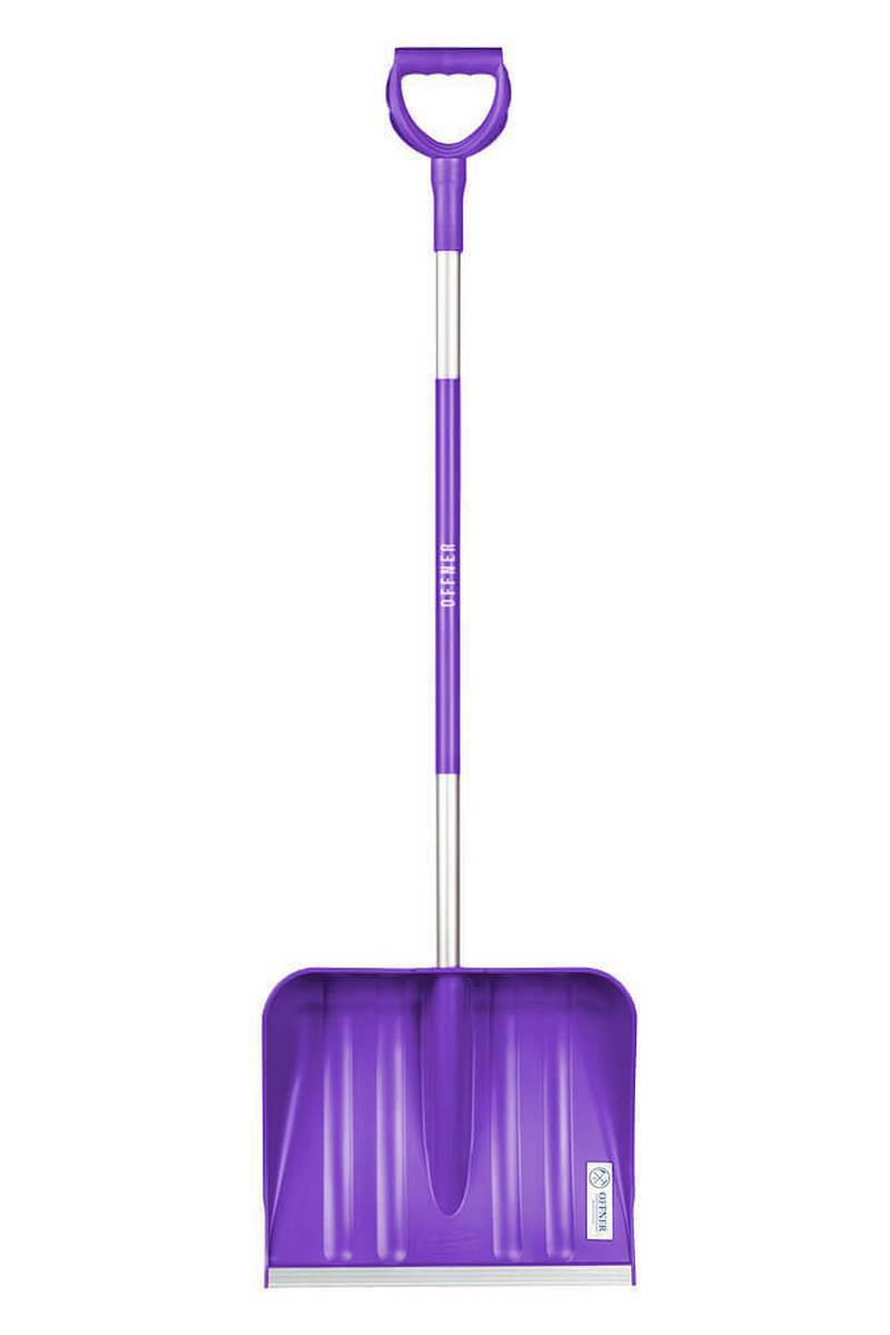 Изображение товара Лопата для уборки снега OFFNER 42 см с алюминиевым черенком