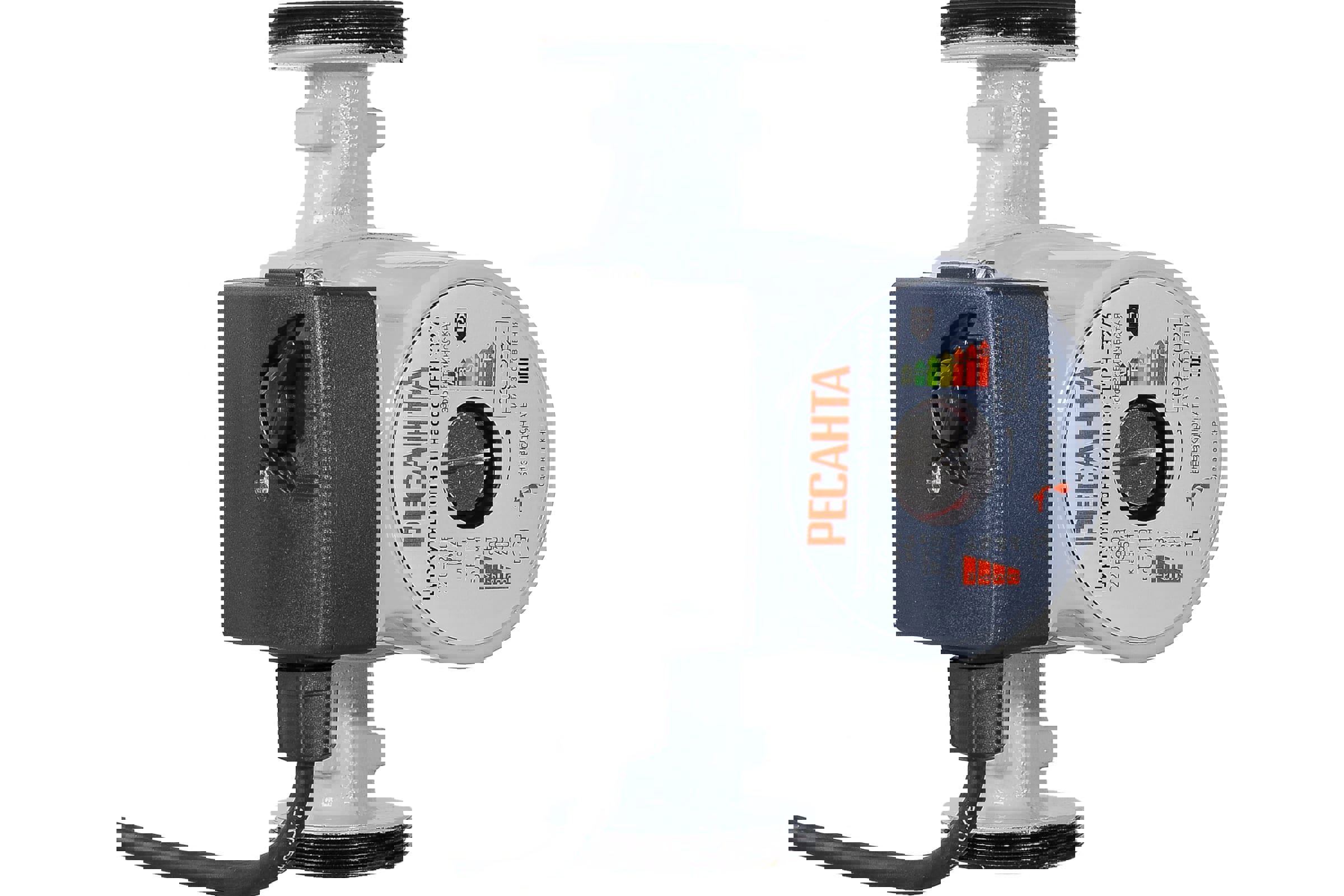 Изображение товара Циркуляционный насос Ресанта ЦРН-32/6 для отопления и ГВС 3 скорости Черный