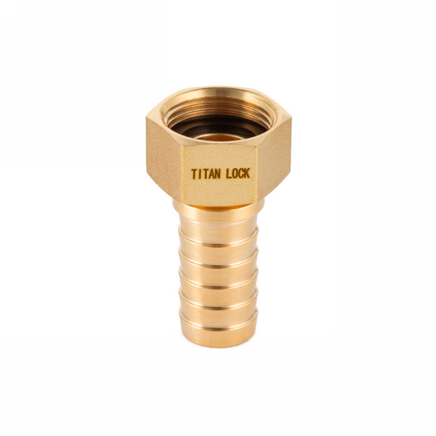 Изображение товара Штуцер Titan Lock 1 ВР латунь DIN 2826 для пара и горячей воды