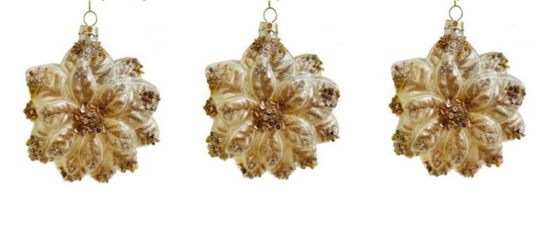 Изображение товара Набор Karlsbach 15512 из 3-х цветков золотого цвета 11 см