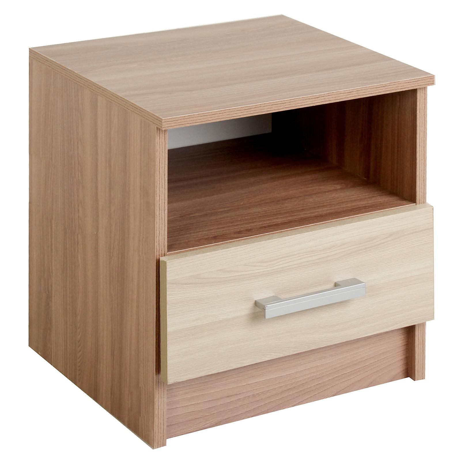 Изображение товара Прикроватная тумба Клик мебель 40x46.8x37.5 см из ЛДСП светлый ясень шимо