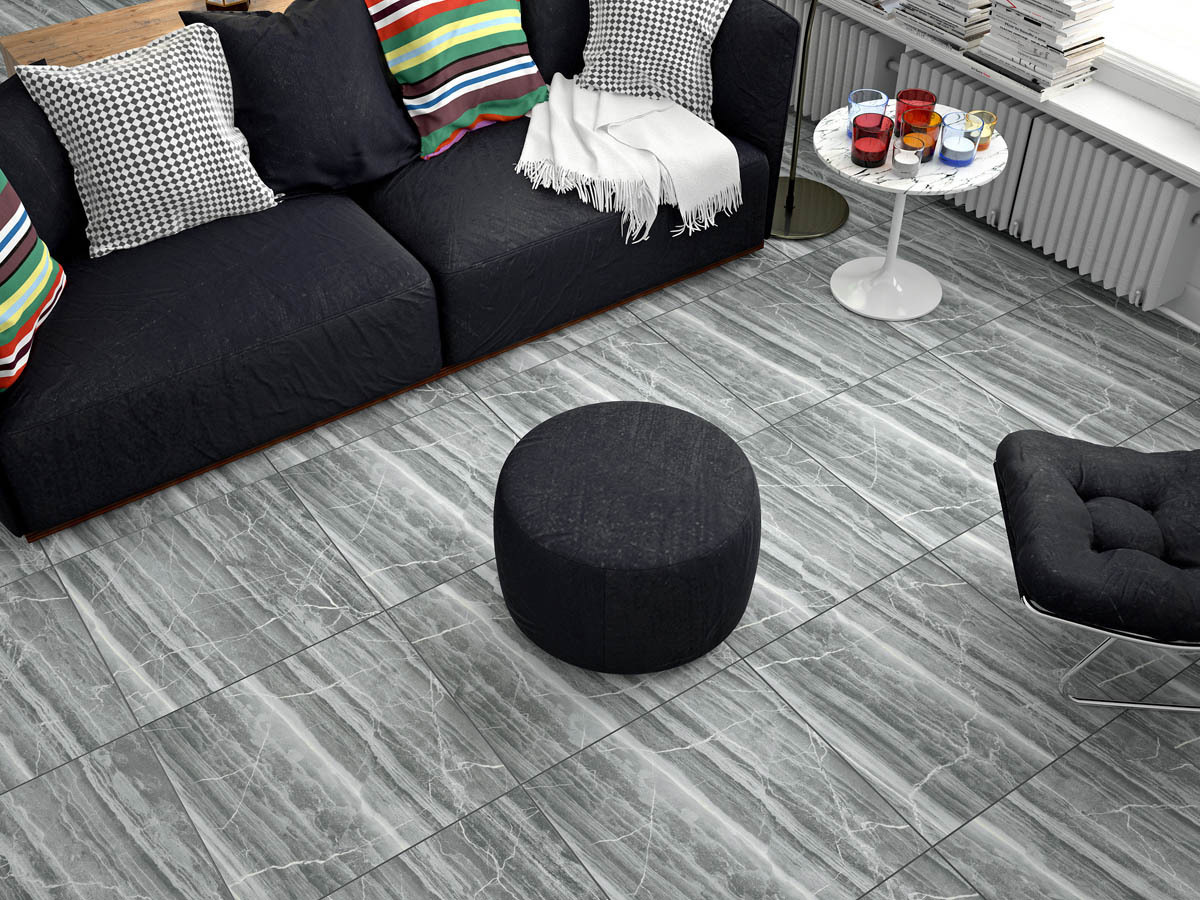 Изображение товара Керамогранит Granitea G253 60x60см 1.44 м² цвет черный