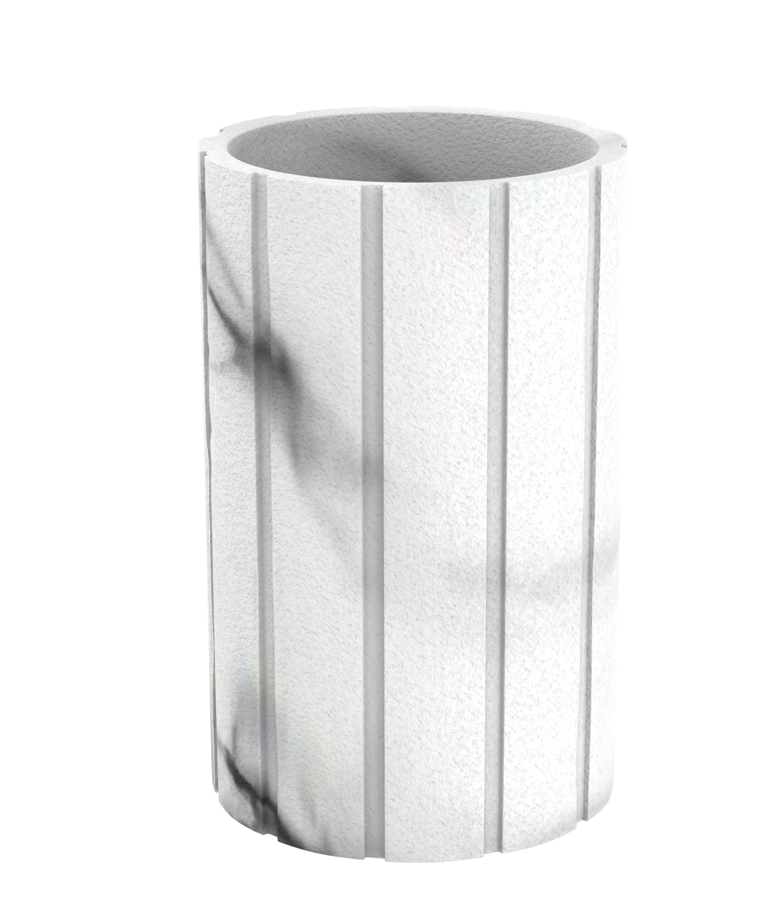 Изображение товара Стакан для зубных щеток Lemer Marble WHMARB002 белый