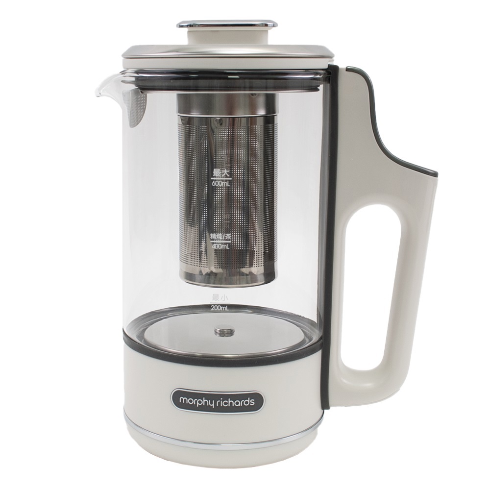 Изображение товара Электрический фито чайник Morphy Richards MR6086w 0.6 л стекло и металл белый